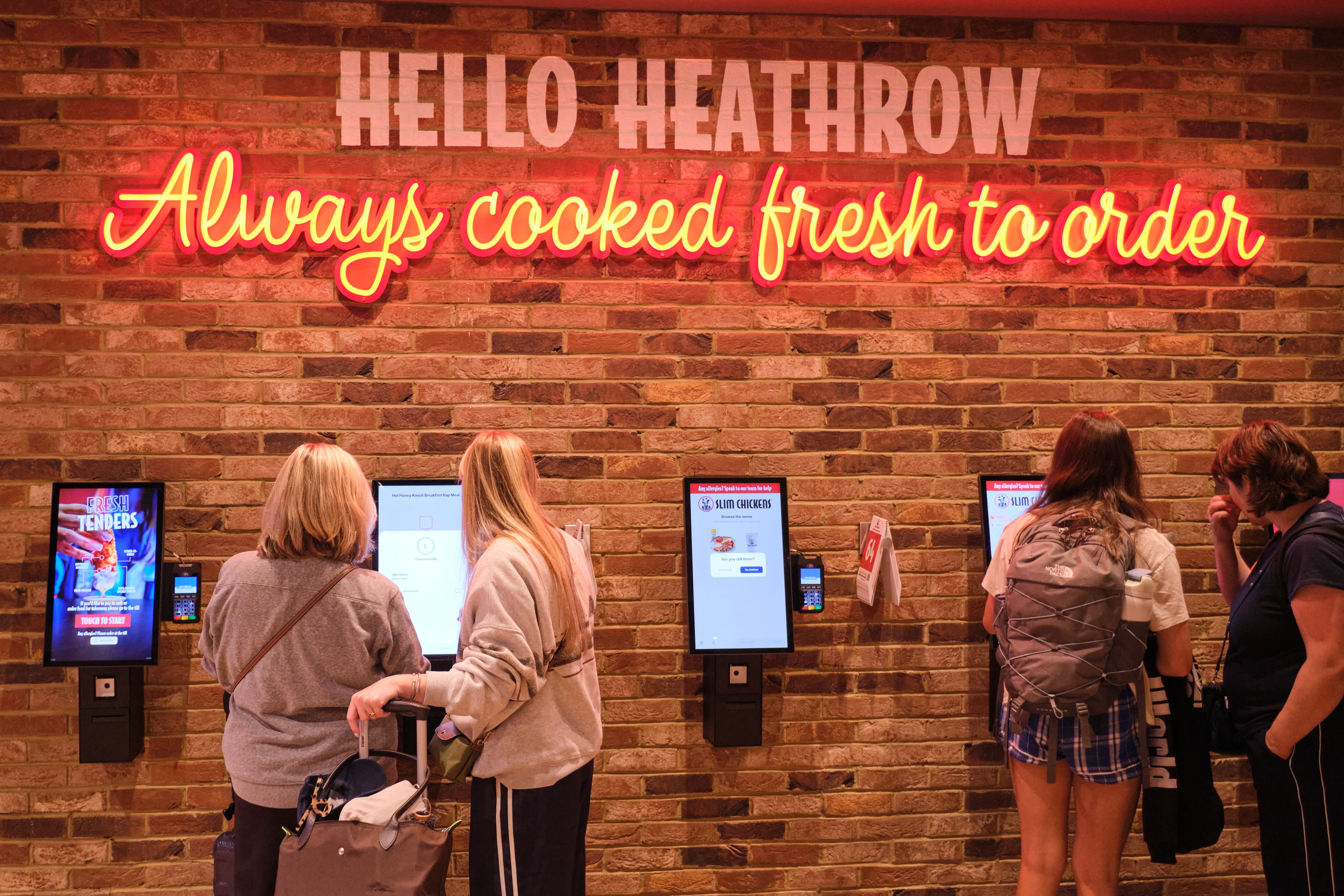 Slim Chickens Heathrow airport