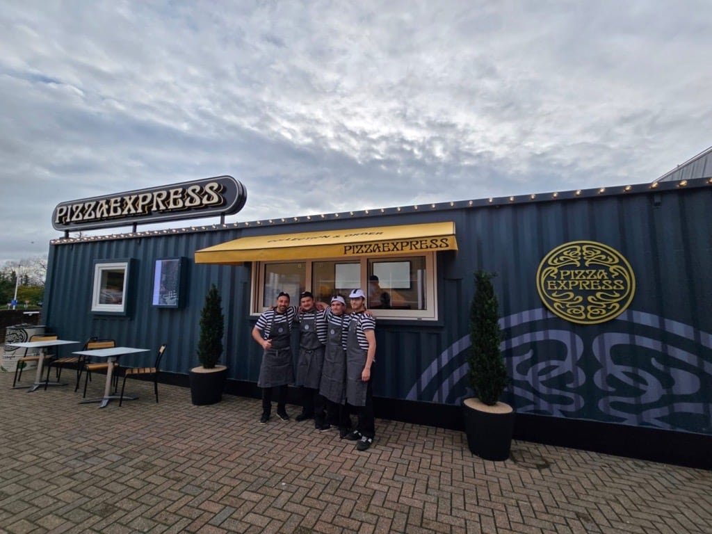 Pizza Express has opened first site under new grab and go concept Pizza ...