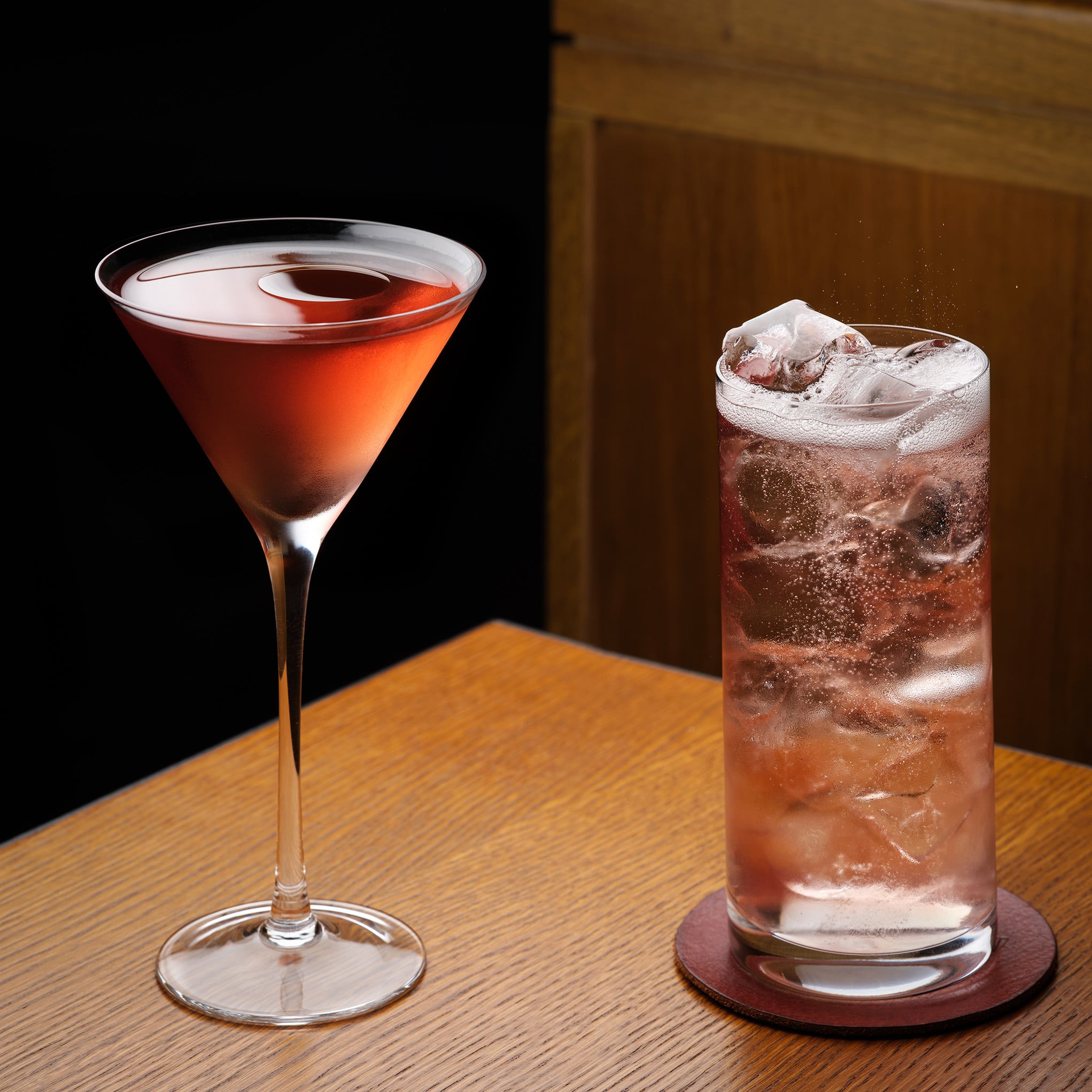 Cocktails at Skof restaurant