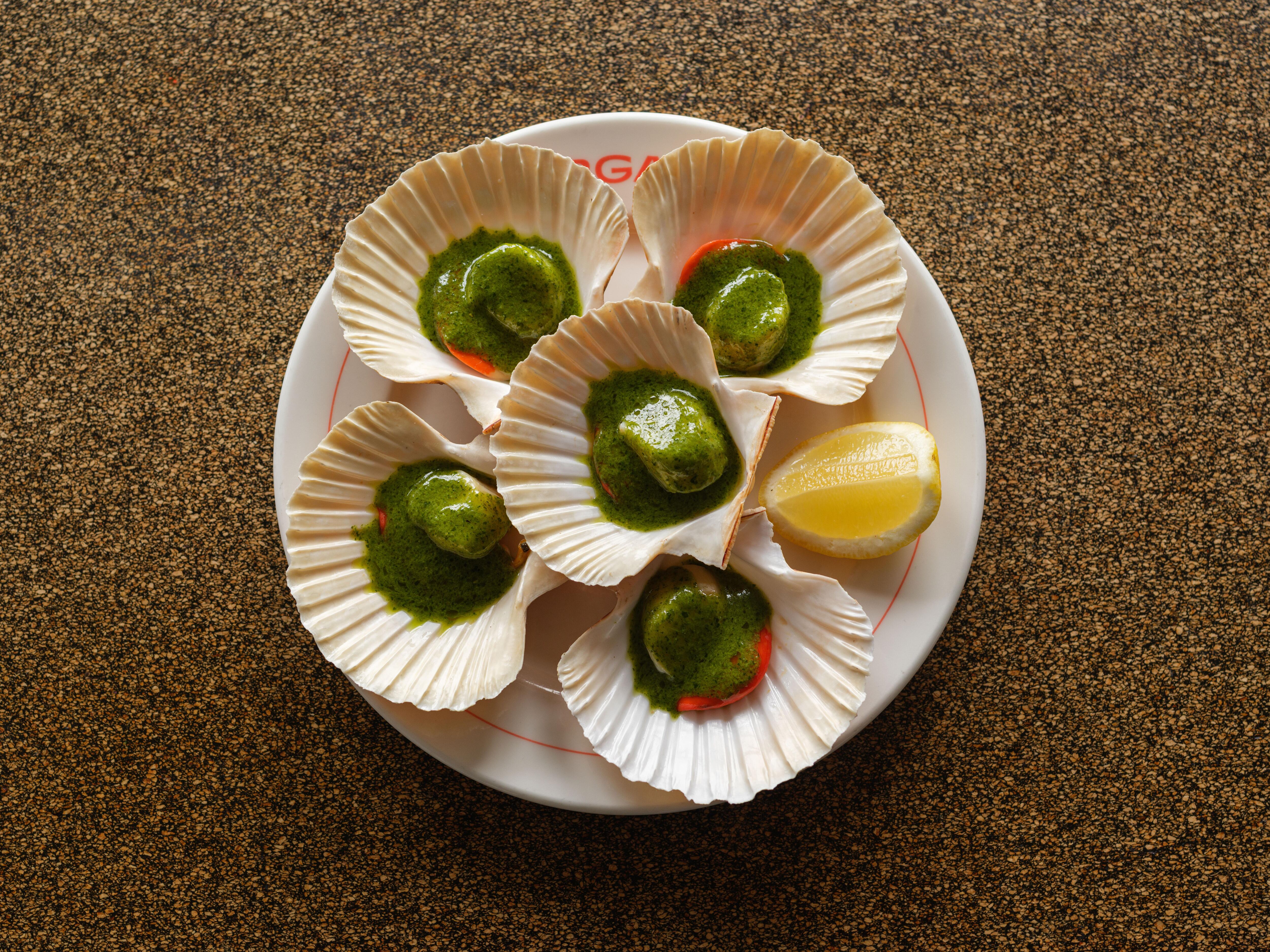 Scallops at Sargasso restaurant