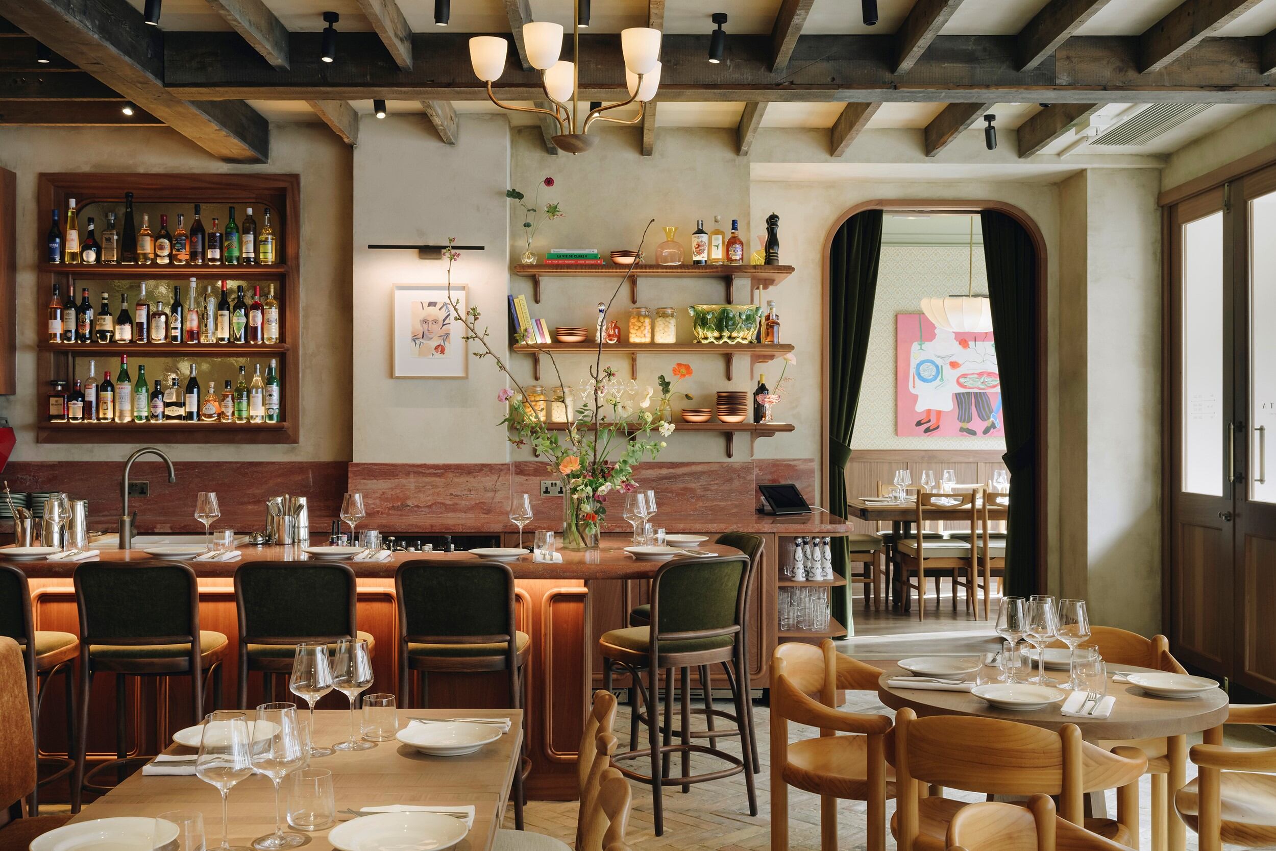 Interior shot of  Lita restaurant