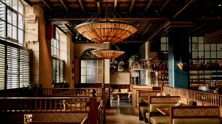 Interior of Hoppers Shoreditch