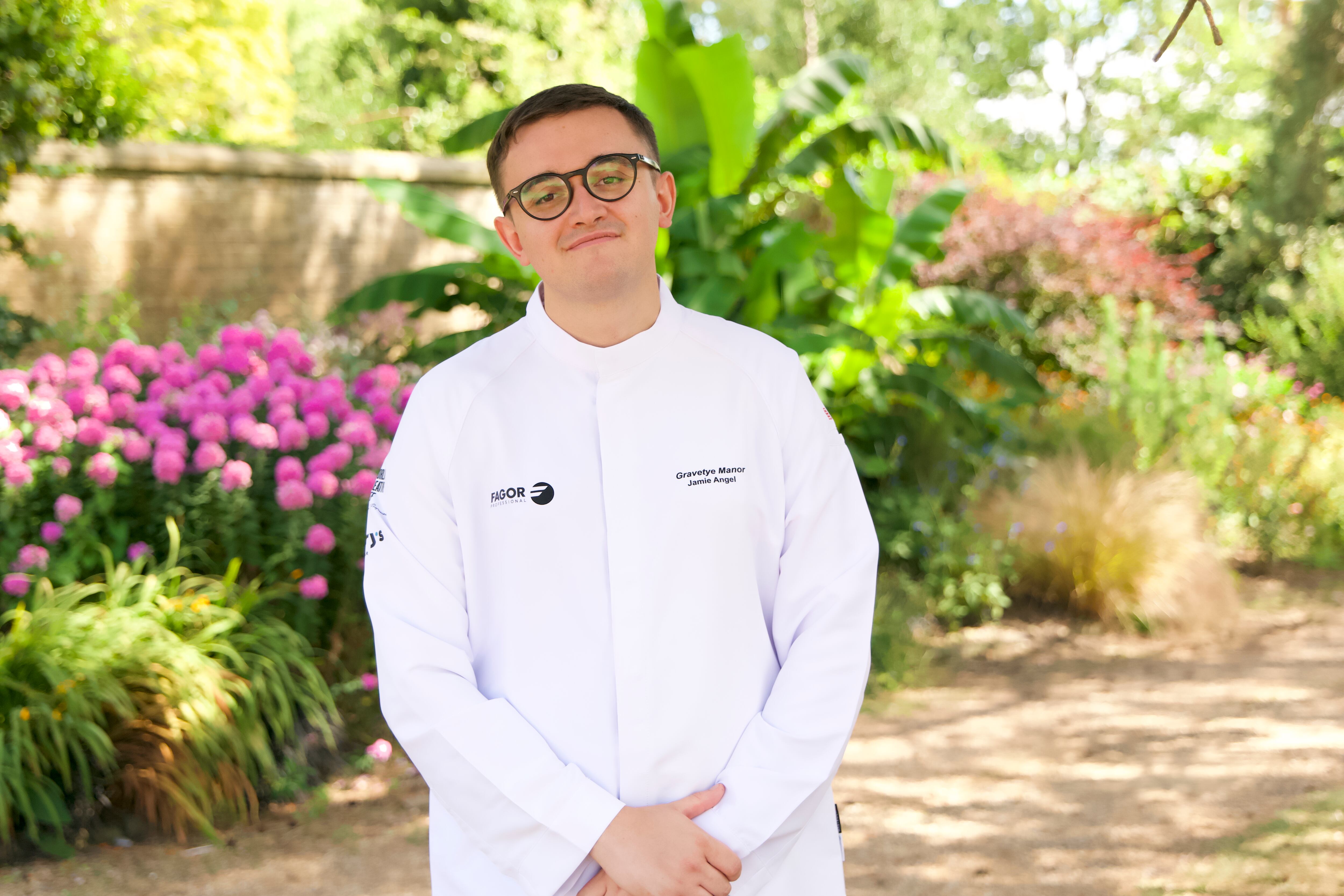 Gravetye Manor head chef Jamie Angel