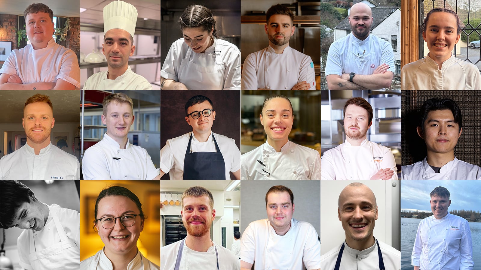 The regional finalists for the Roux Scholarship 2026