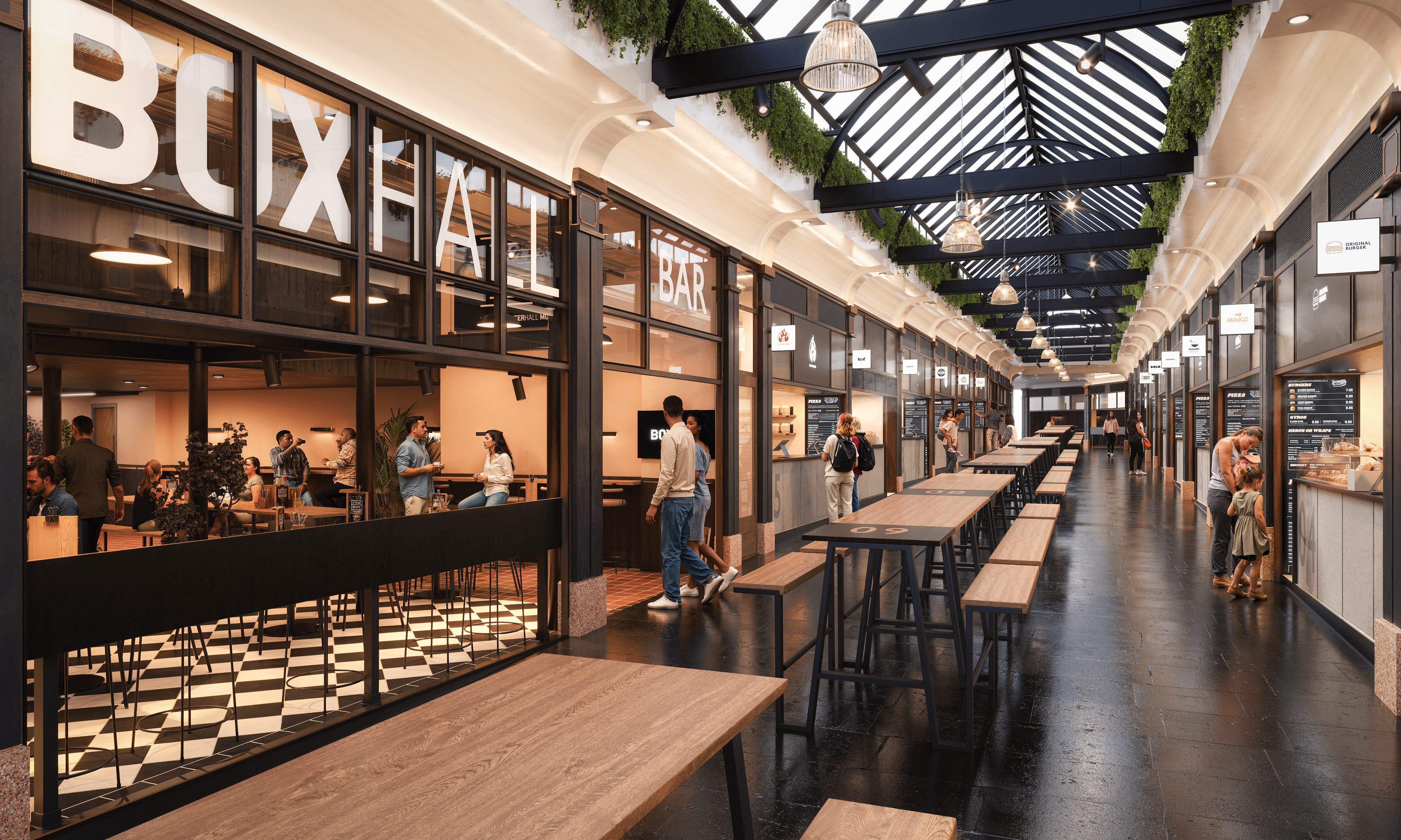 Boxhall will house 13 traders including Gaucho Go, Baked Bird, Sourdough Sophia, Burger & Beyond, and Egg Slut