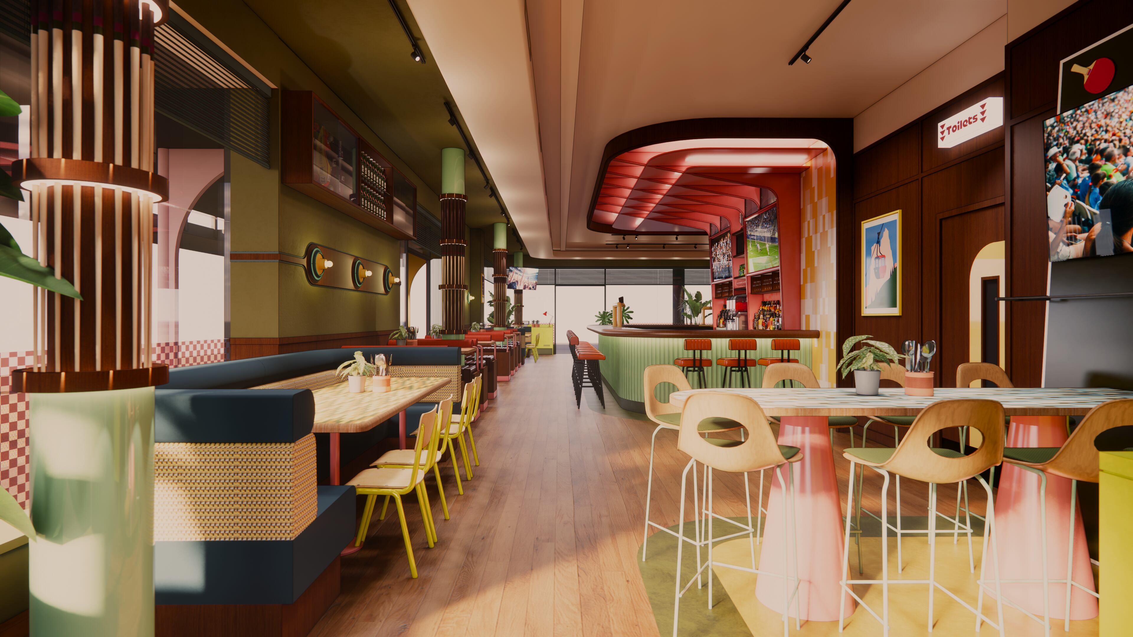 KERB Social Club interior