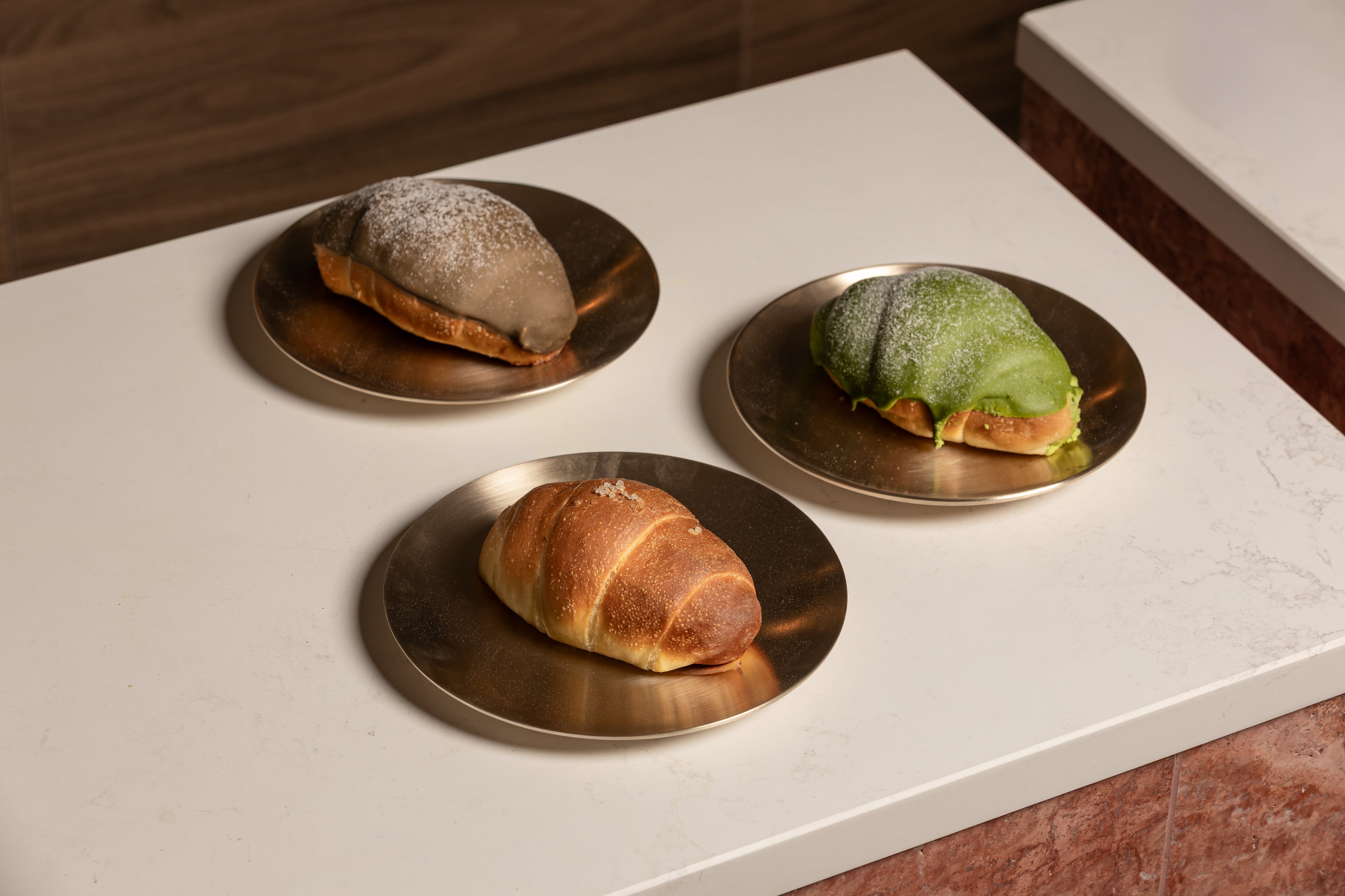 A range of Korean saltbreads