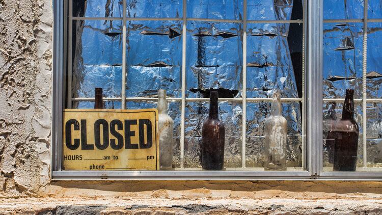 Hospitality records more than 12 closures a day as nearly 4,600 venues shut in a year