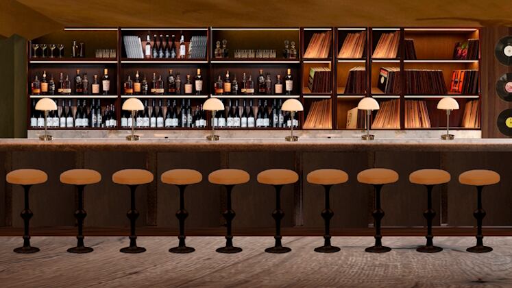 Sova, a new wine and vinyl bar, is set to open in Notting Hill this spring.