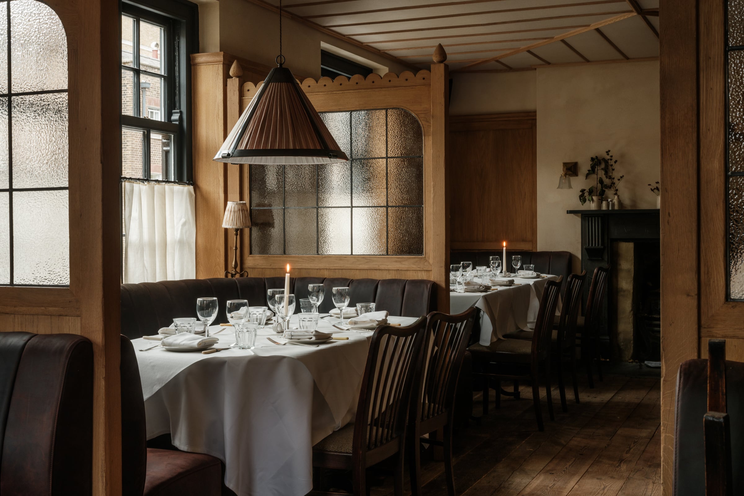 The interior of The Hart pub in Marylebone
