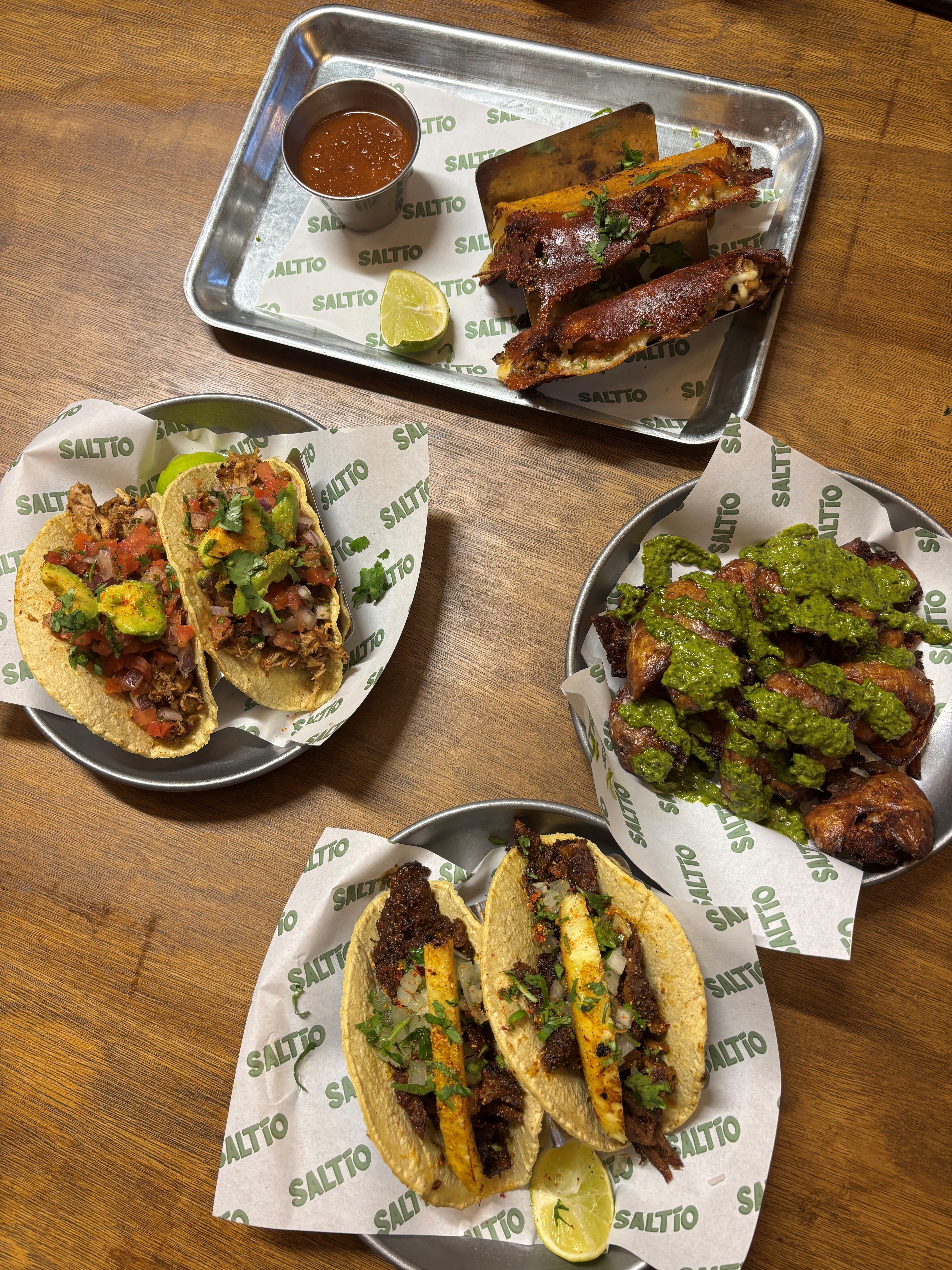 A selection of tacos from Saltio at The Ghost At The Feast