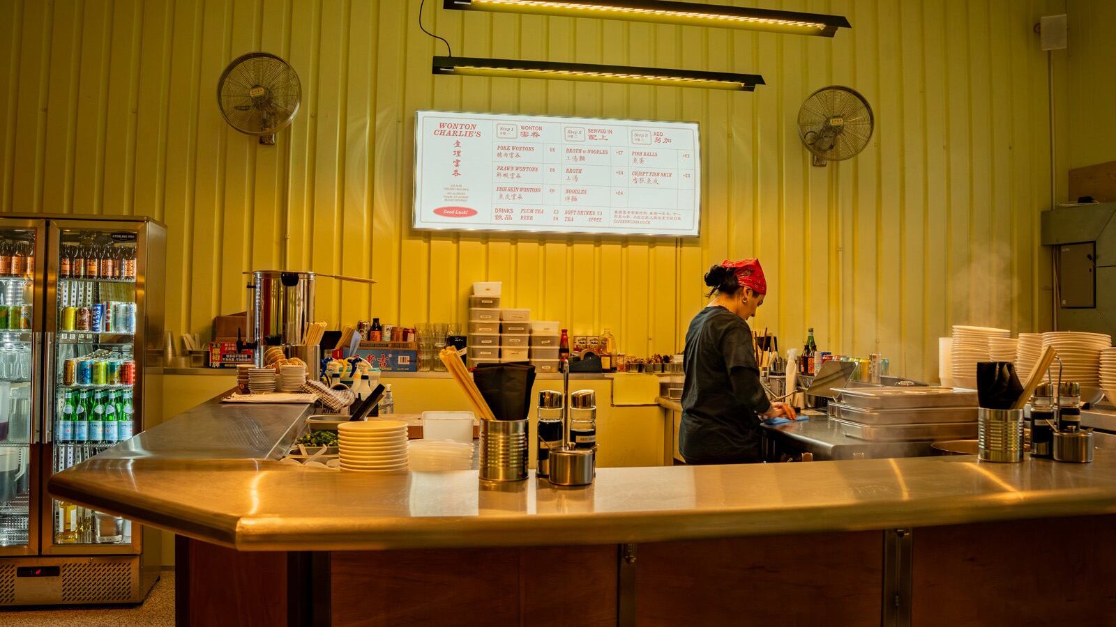 Wonton Charlies noodle bar interior