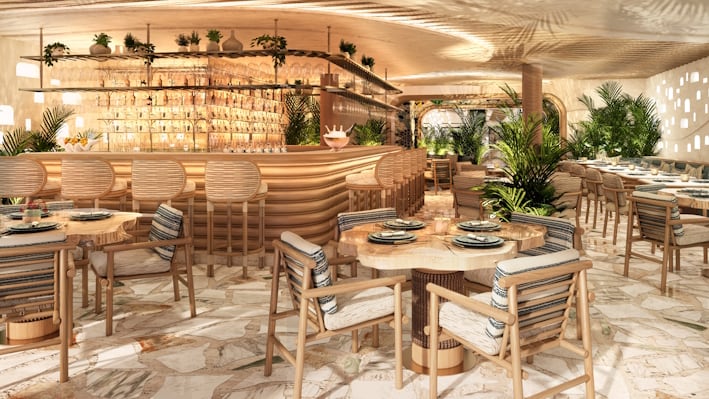 Nammos opening in London interior