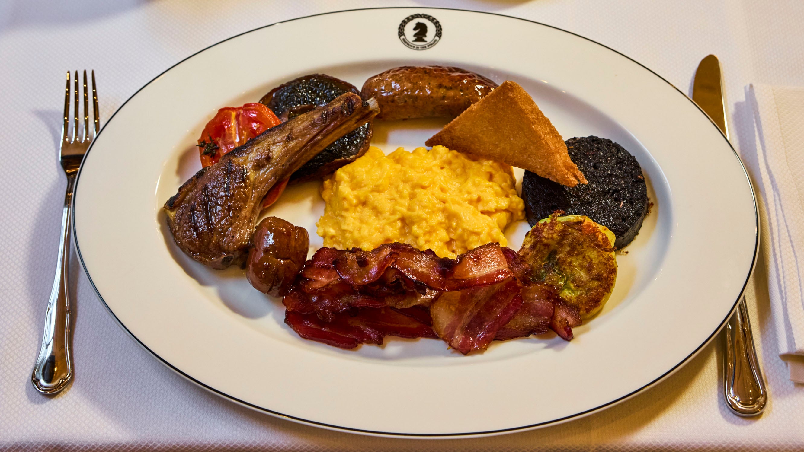 10 Deadly Sins breakfast at Simpson's in the Strand