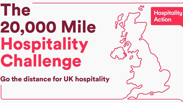 Hospitality Action launches The 20,000 Mile Hospitality Challenge