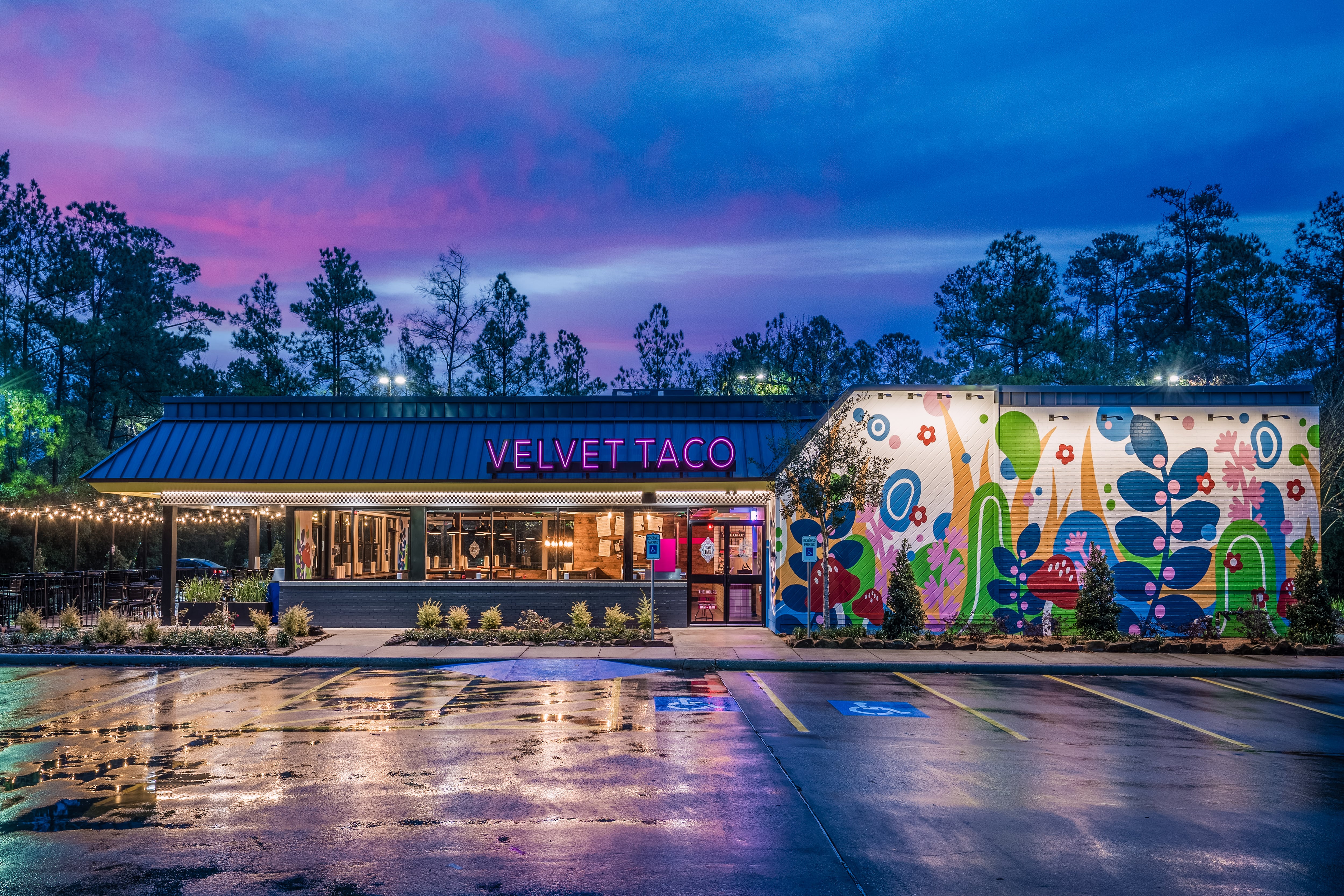 Velvet Taco's The Woodlands Texas site