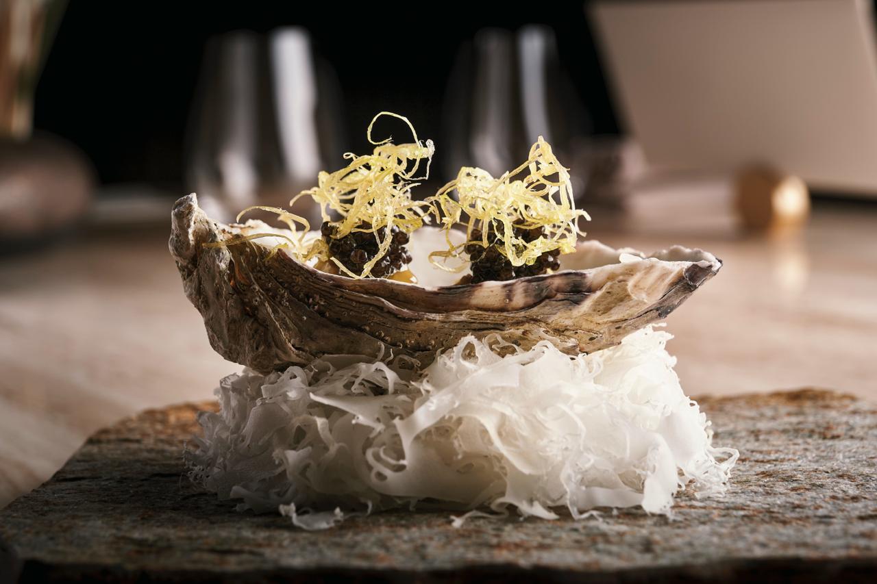 Oyster dish at MATER1A