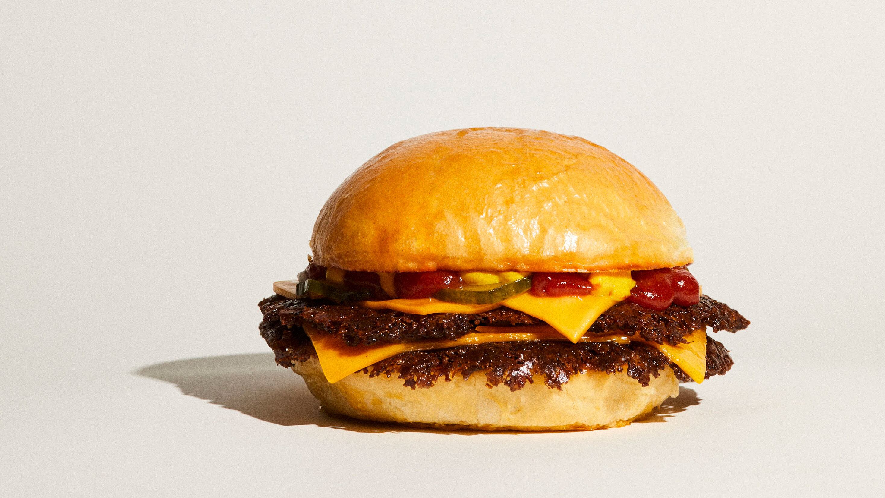 A smash burger from Dumbo