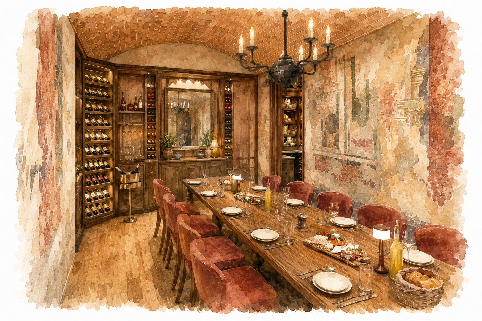 Osteria Panzano's interior