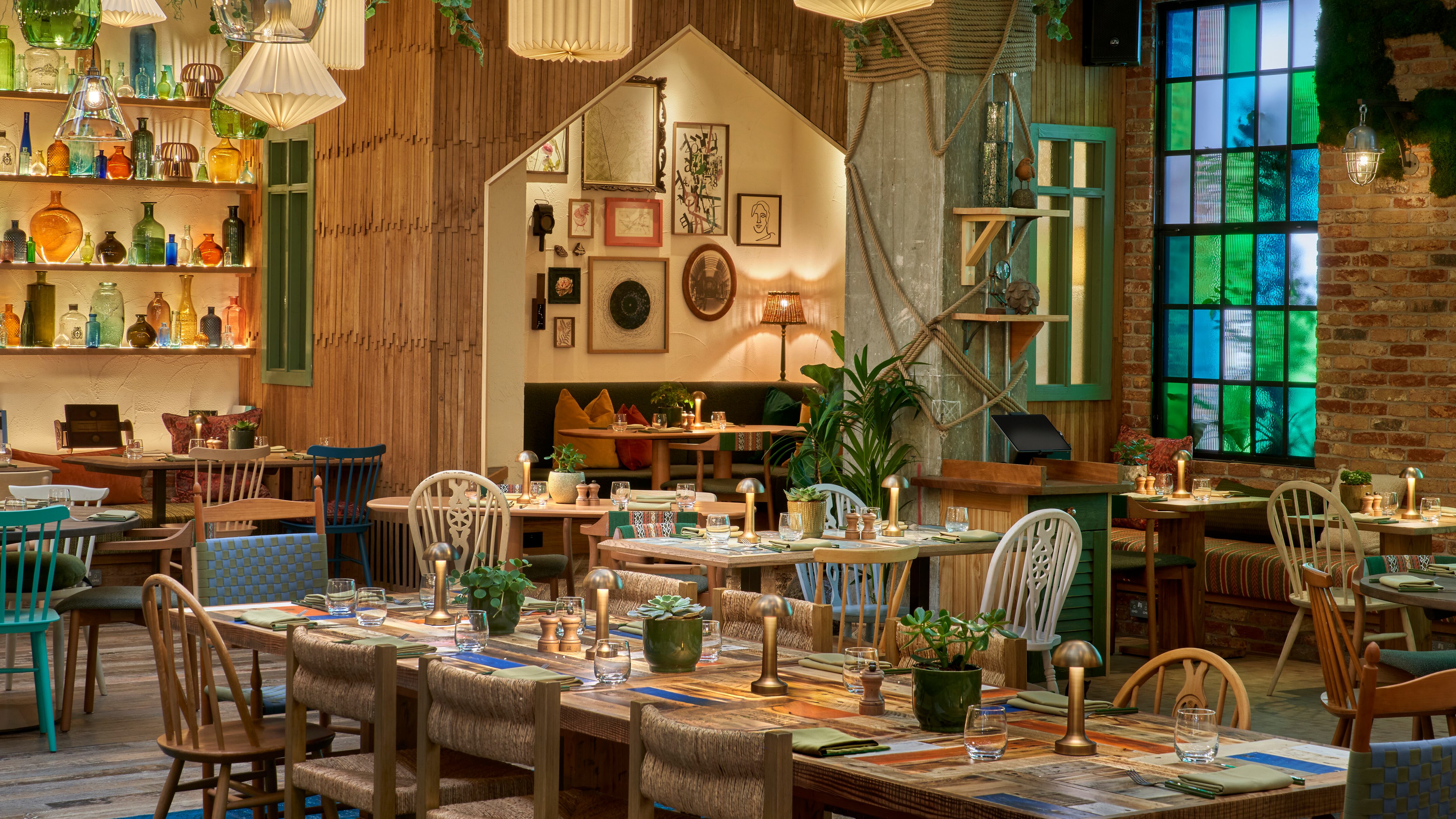 Pip at the Treehouse restaurant interior