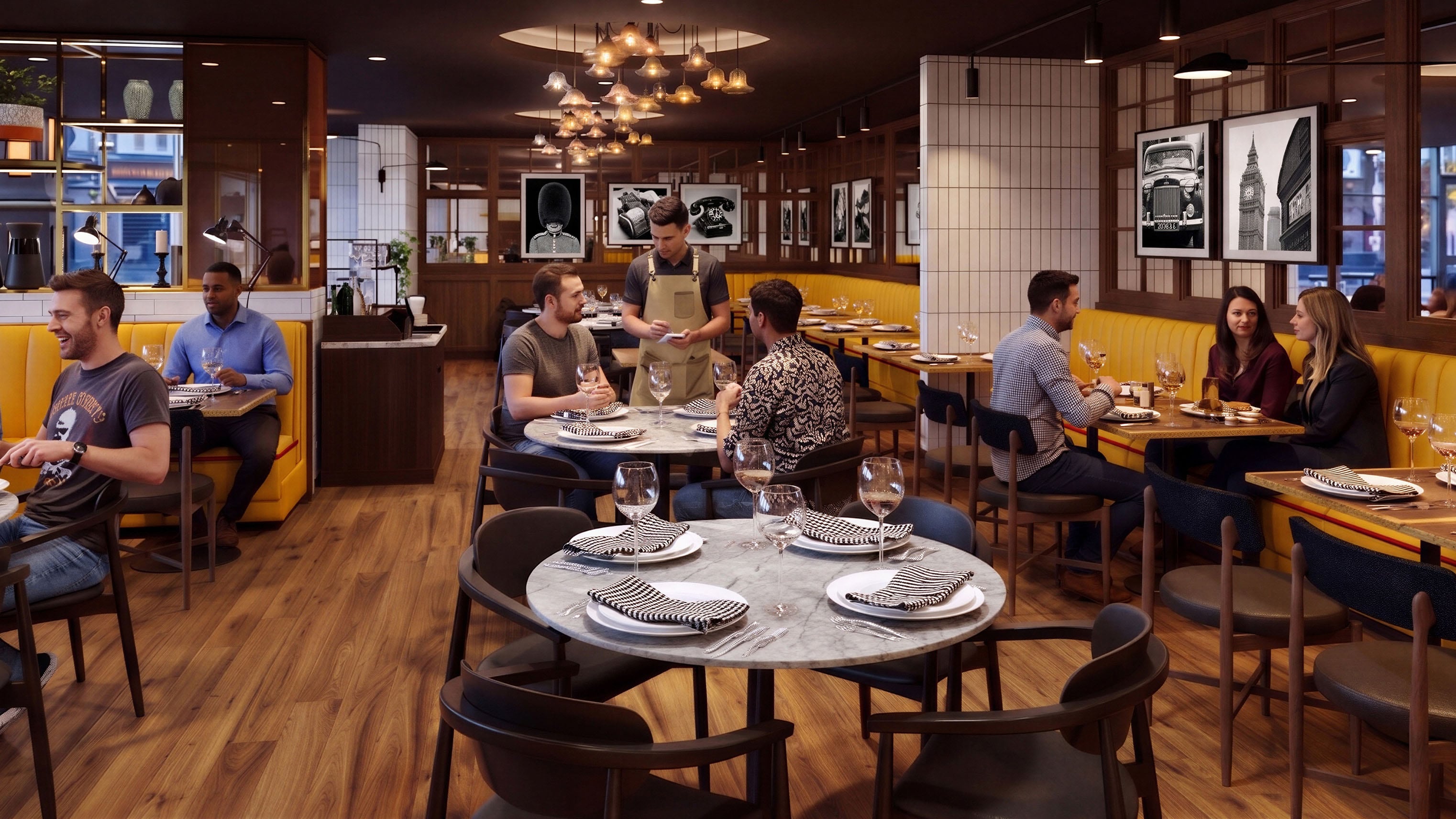 A CGI of Bread Street Kitchen's upcoming Bath restaurant