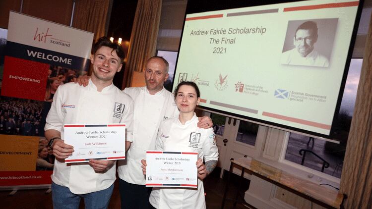 Andrew Fairlie Scholarship winners revealed