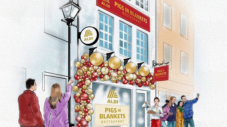 Aldi to open pigs in blankets pop-up restaurant 
