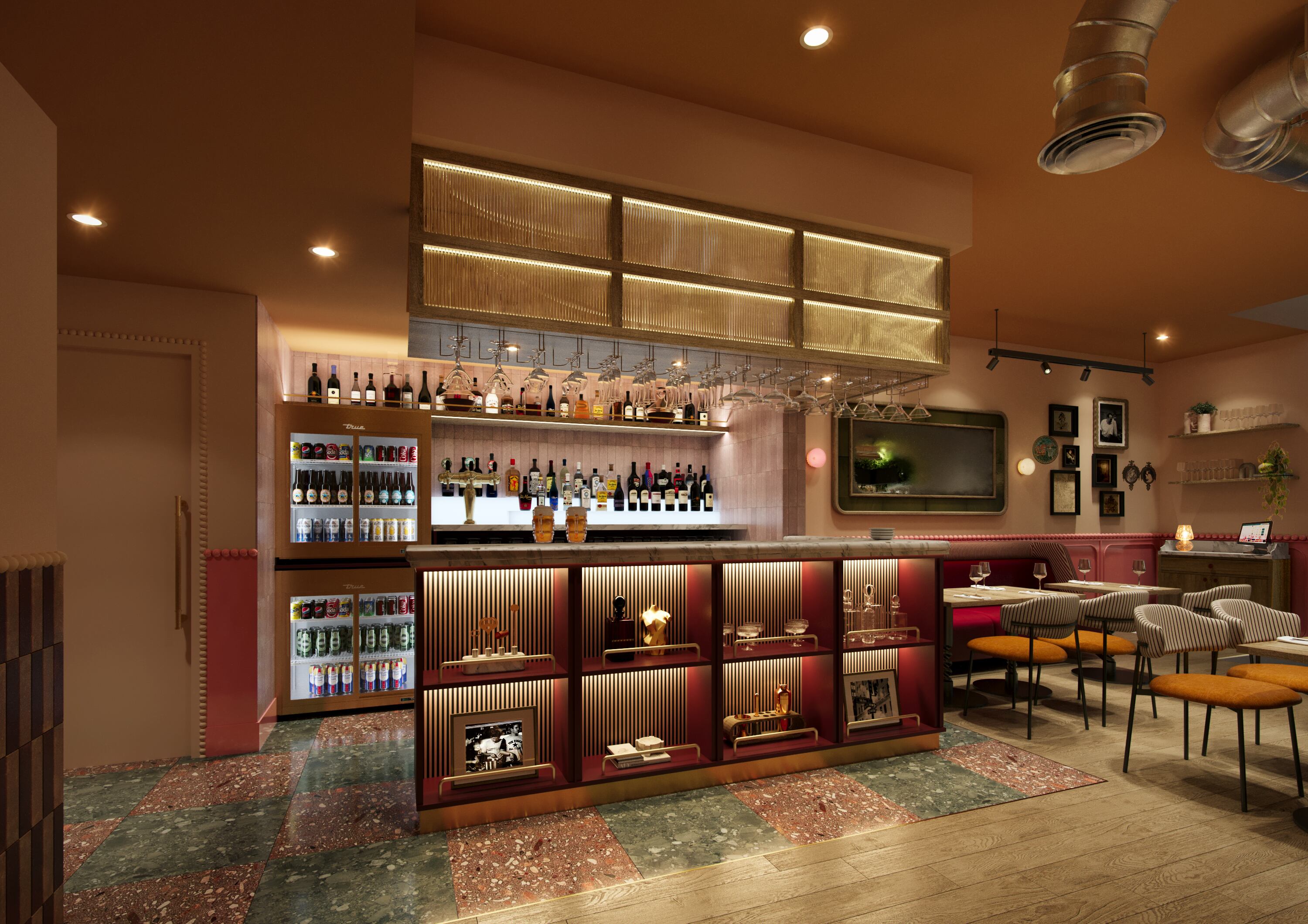 Jamie's Italian London bar