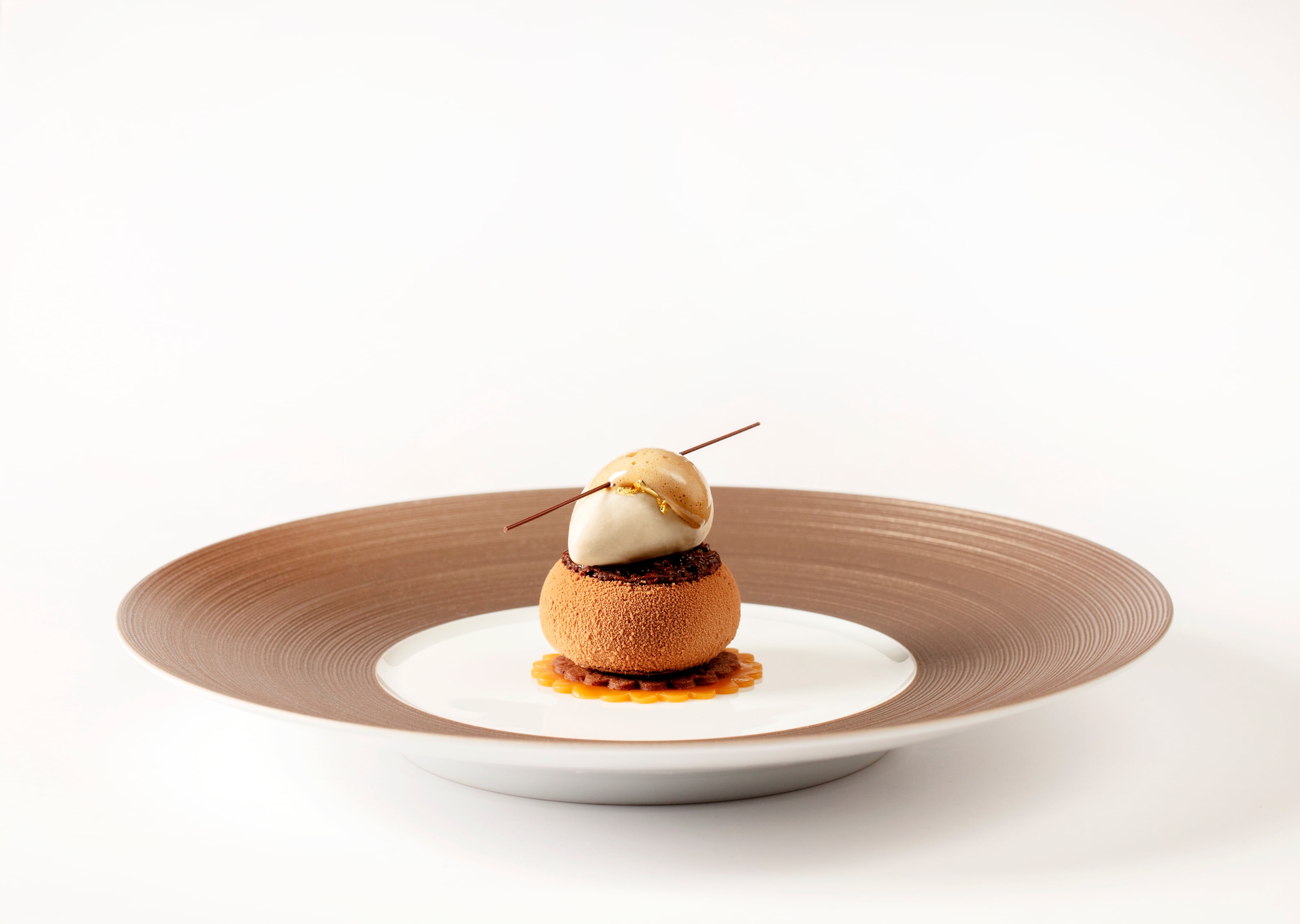 Nica brown chocolate dish at Row on 5