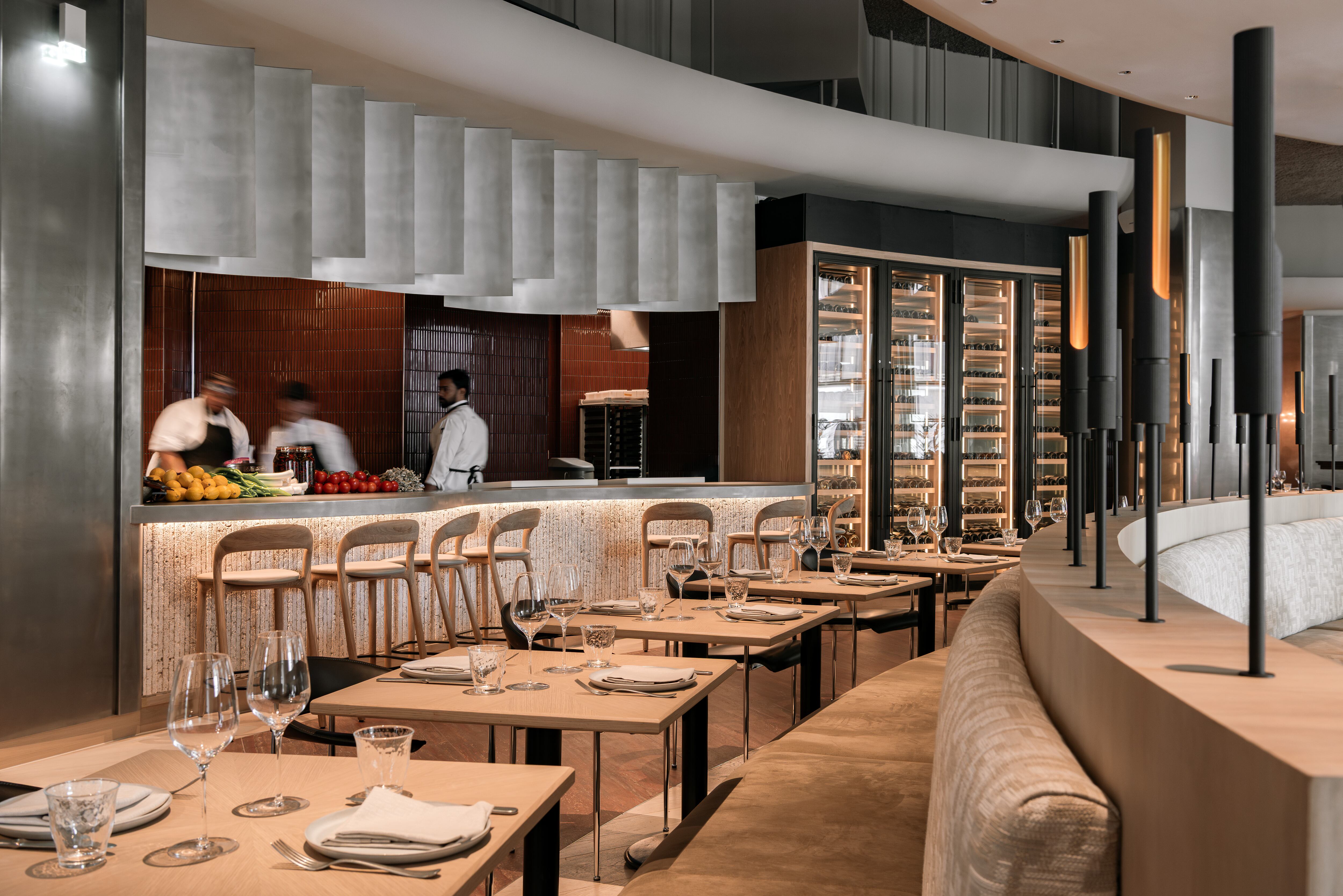 The interior of Nela restaurant