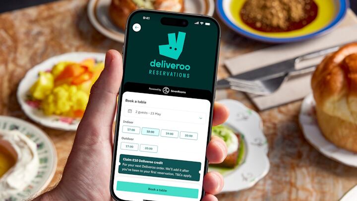 Deliveroo launches in-app restaurant reservations
