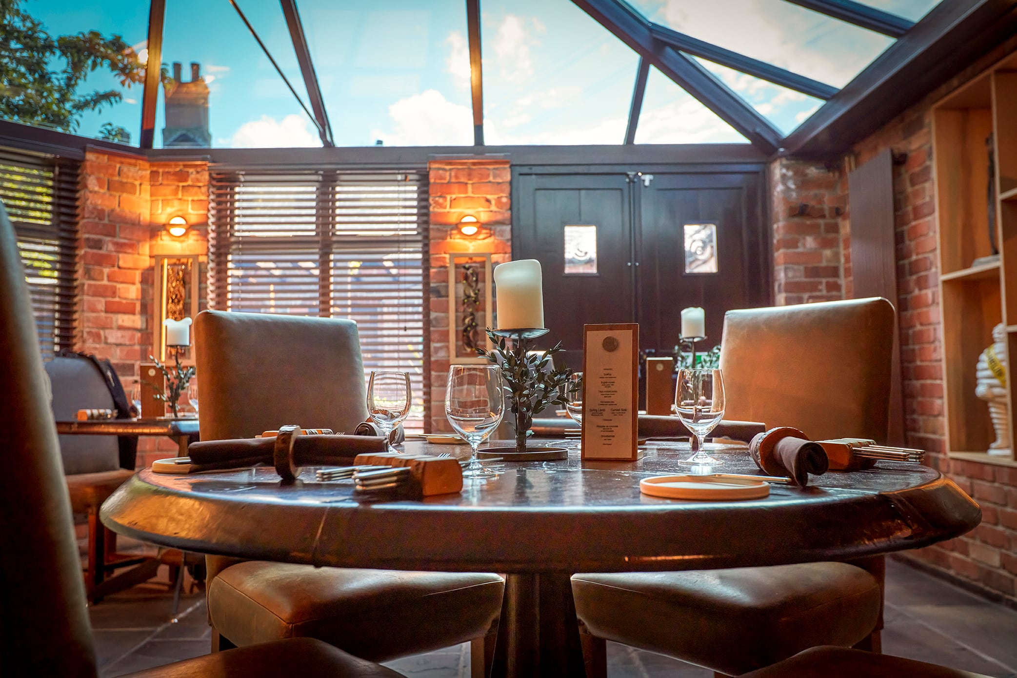 Restaurant Sat Bains' interior