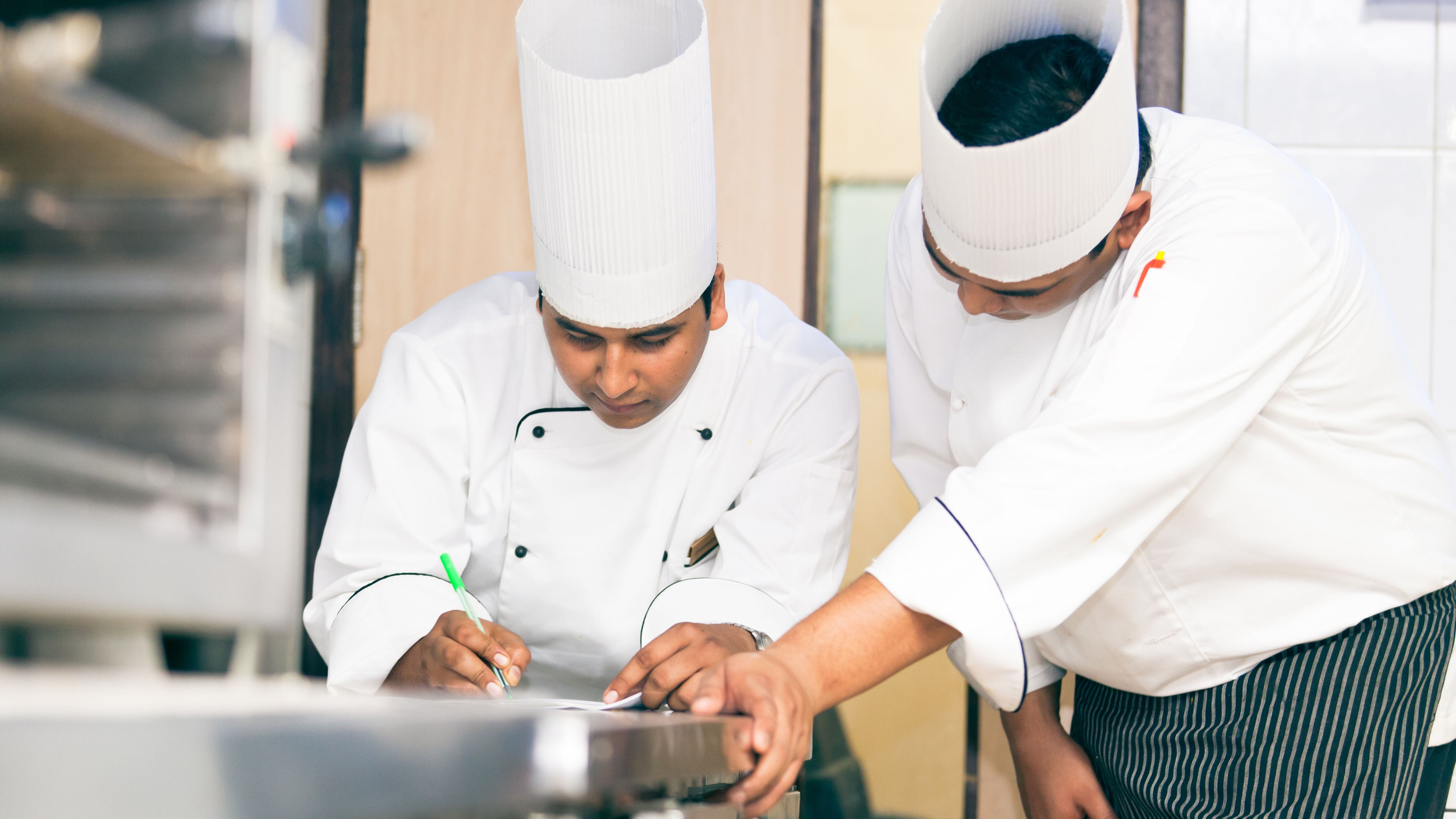 Chefs in a kitchen
