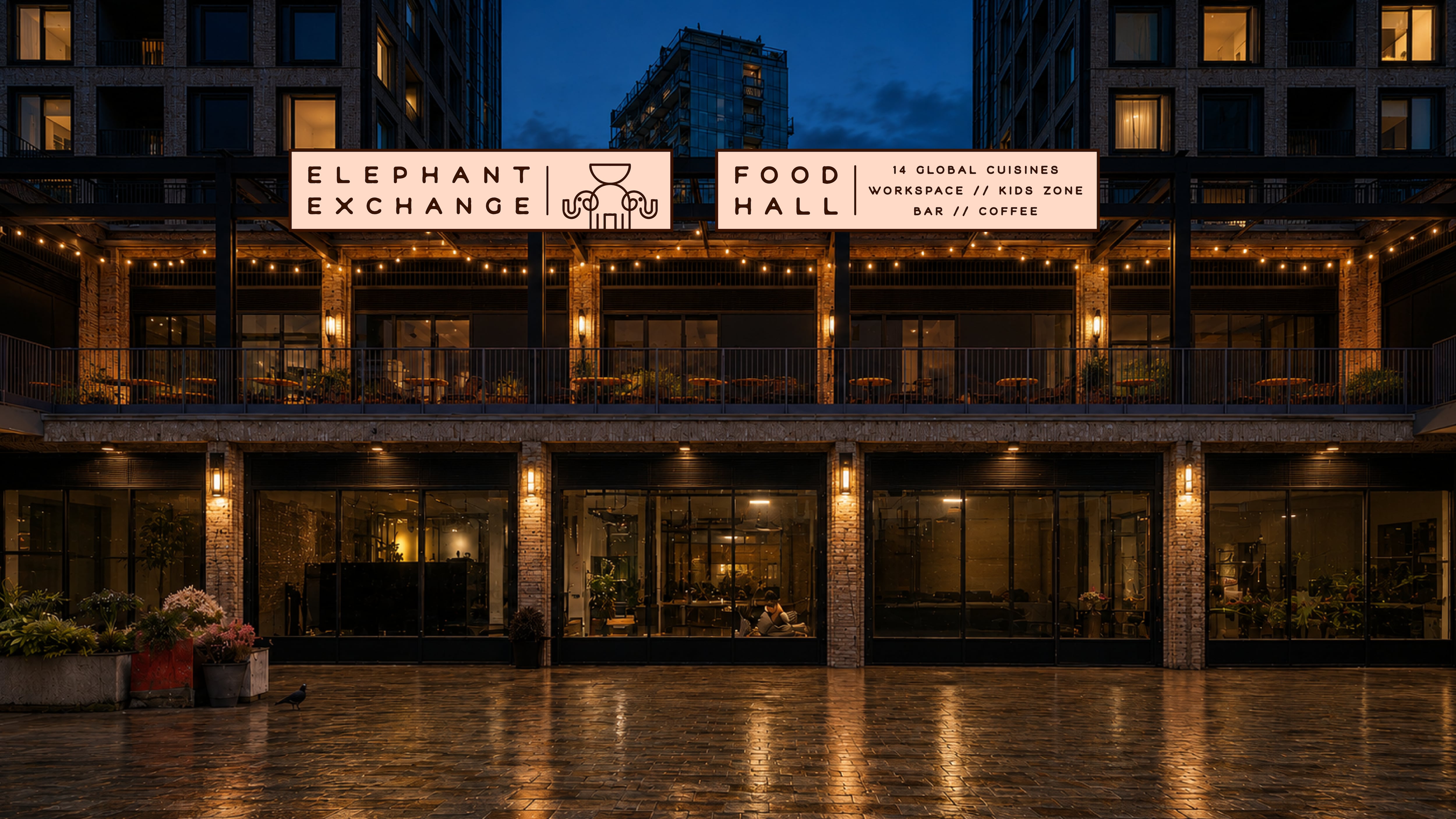 Elephant Exchange exterior mockup