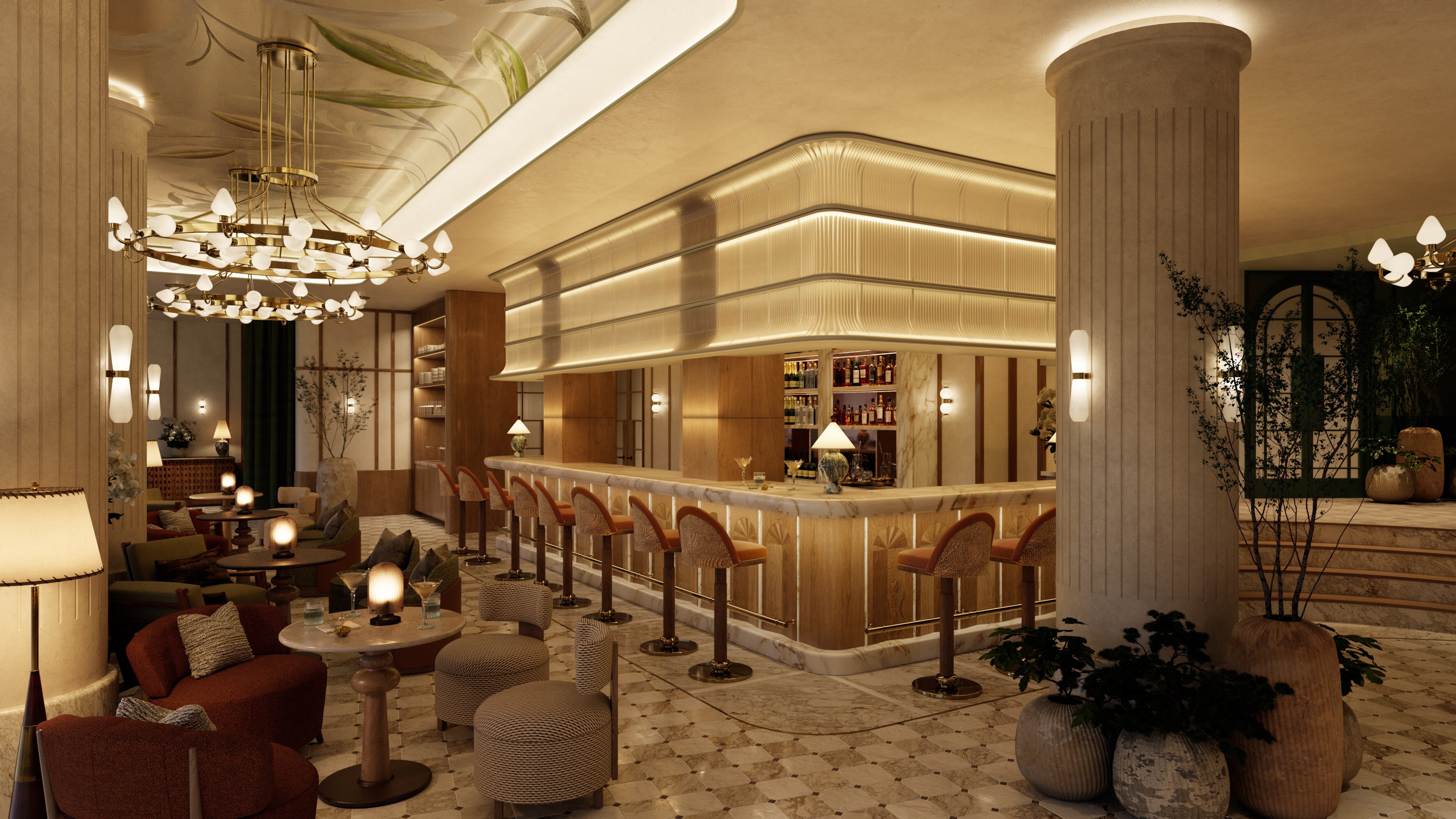 Montcalm Mayfair's bar