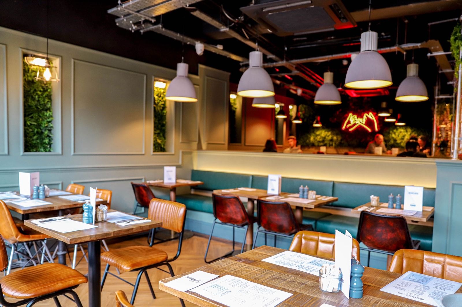 Residence Cafe and Bar in Leeds interior