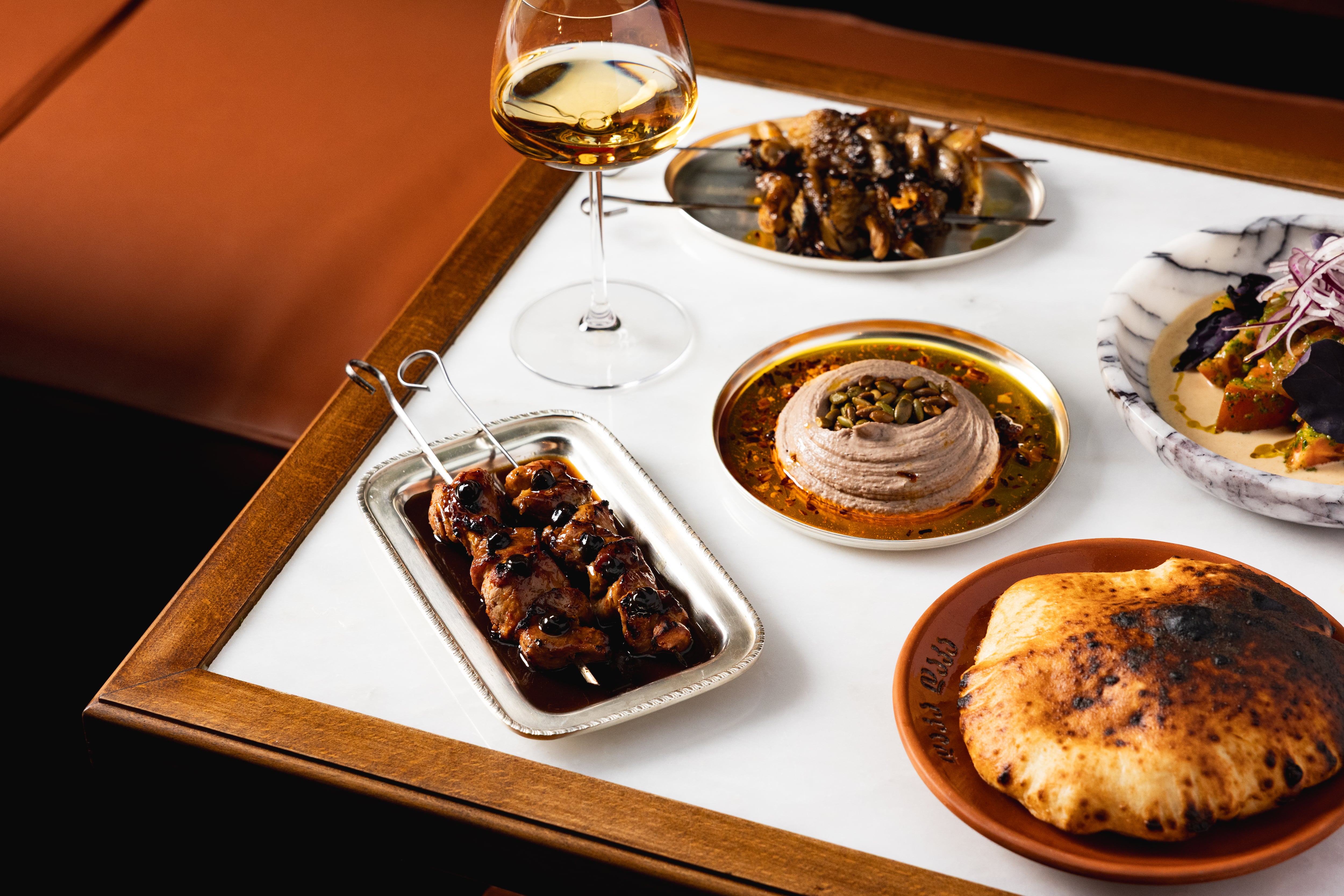 A selection of Georgian food at DakaDaka