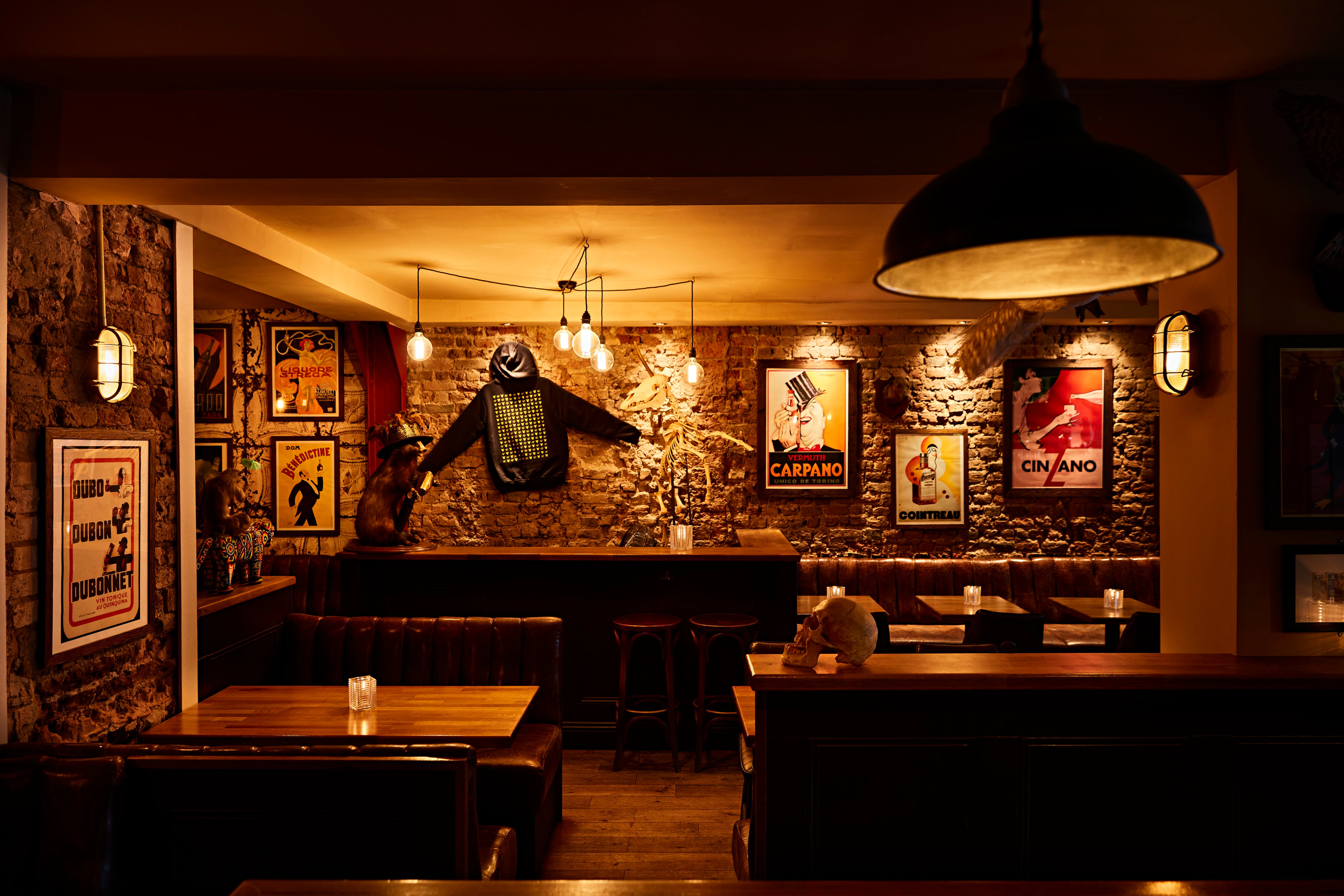 Interior of bar Satan's Whiskers