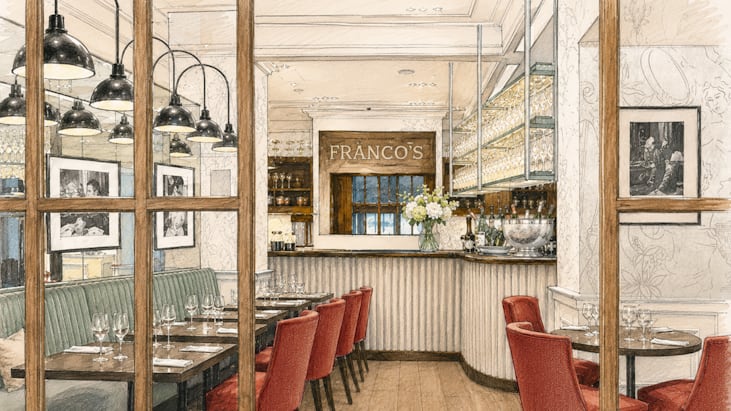 Franco’s unveils new all-day Italian bar in St James’s