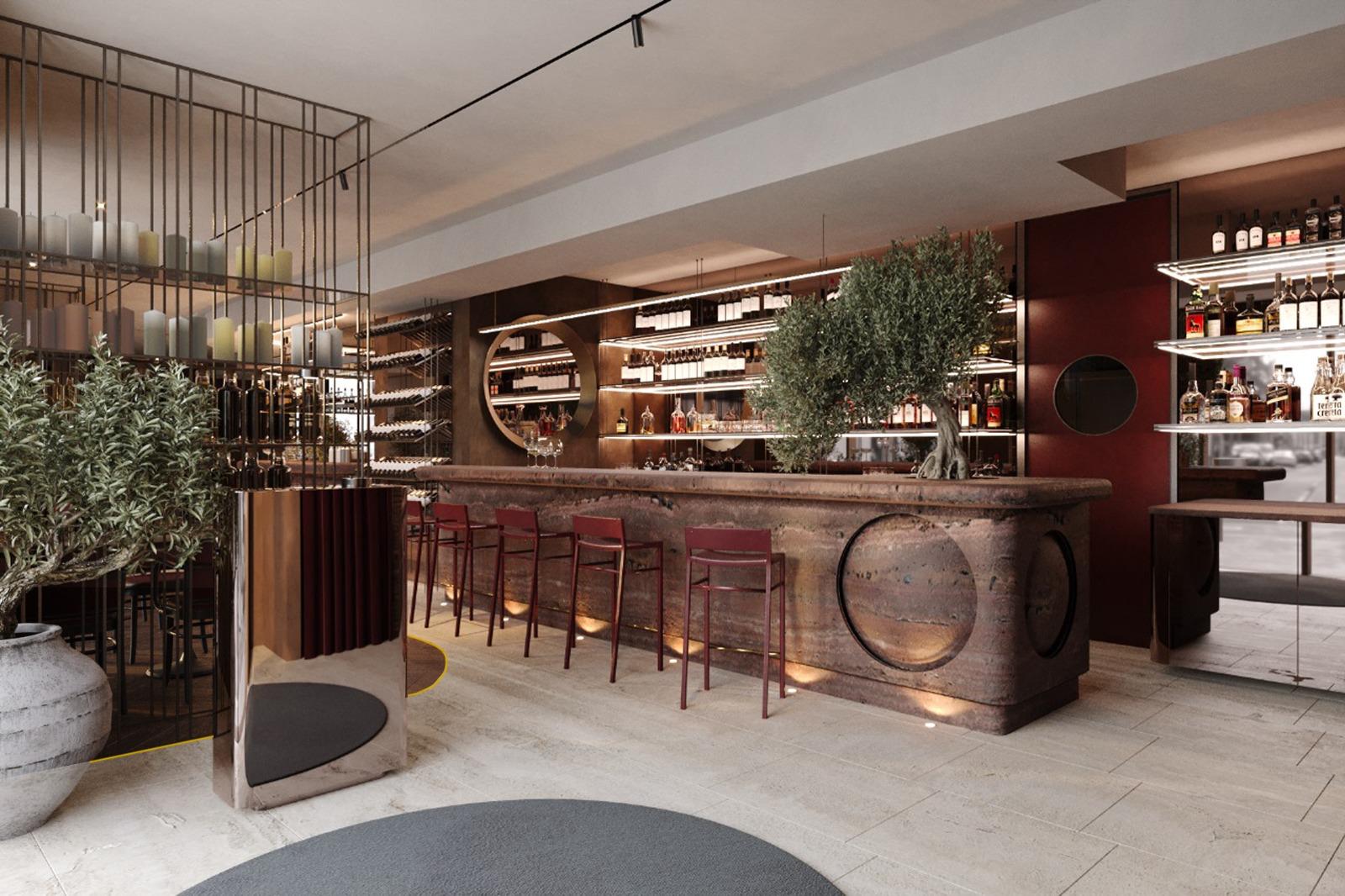 Clio Greek restaurant interior