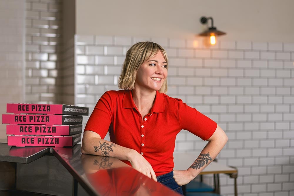 ACE Pizza founder Rachel Jones