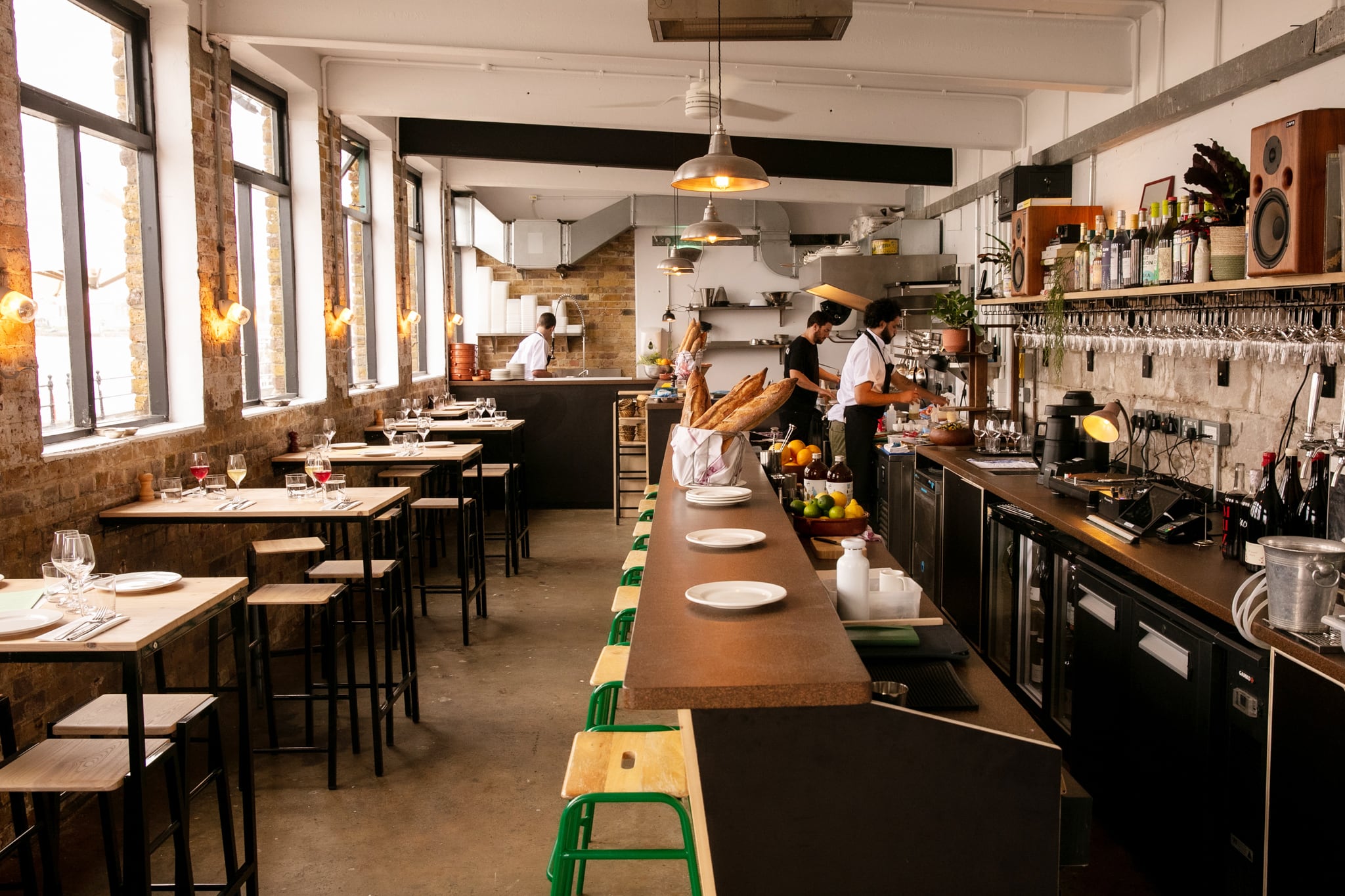 Interior of Sargasso restaurant in Margate