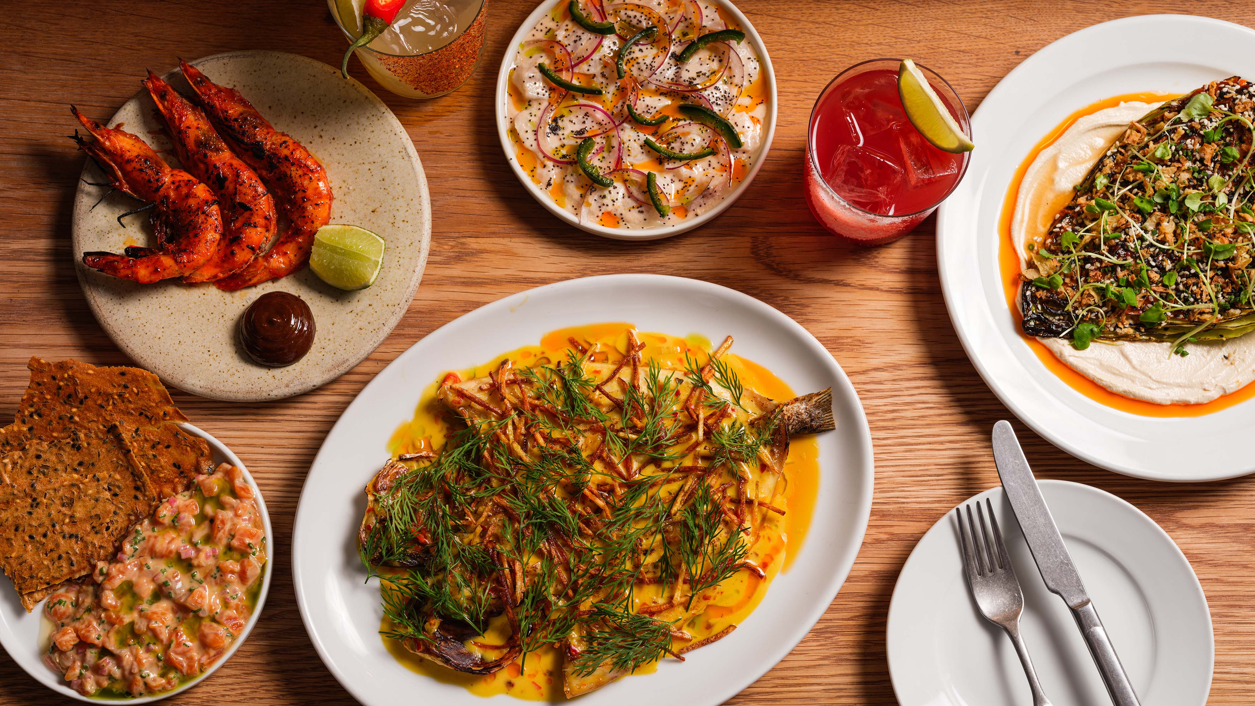 Bambi's menu has been expanded significantly following the installation of a charcoal grill and a meat and fish ageing fridge