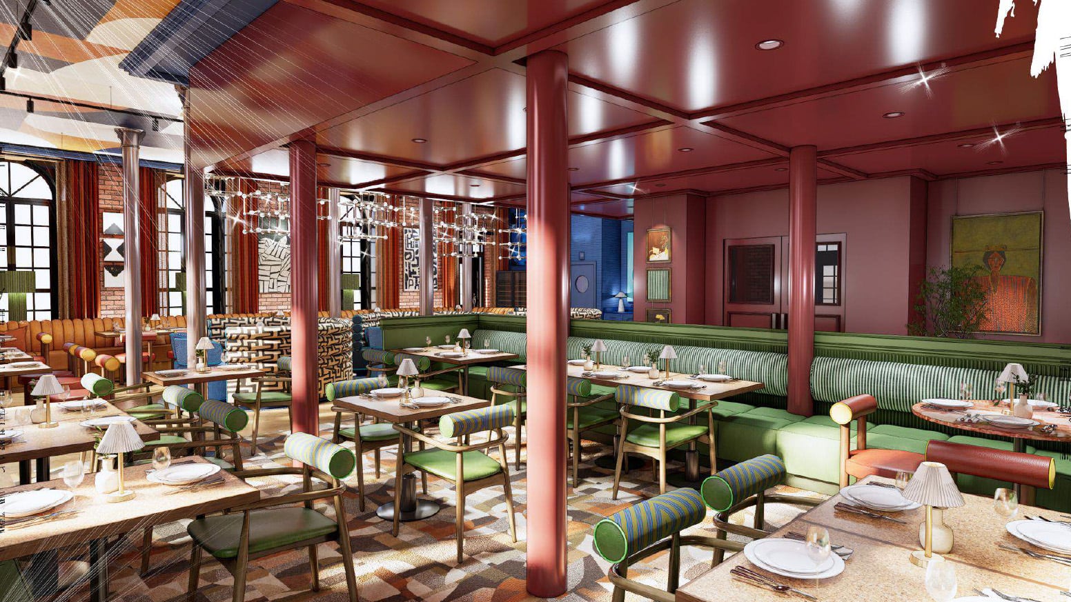 The project has seen a complete renovation of the hotel's ground floor