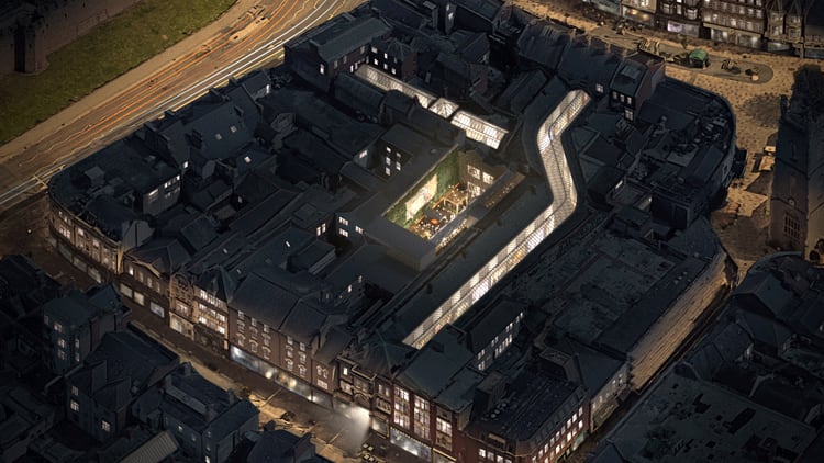 ‘Hidden’ courtyard planned for Cardiff Arcades
