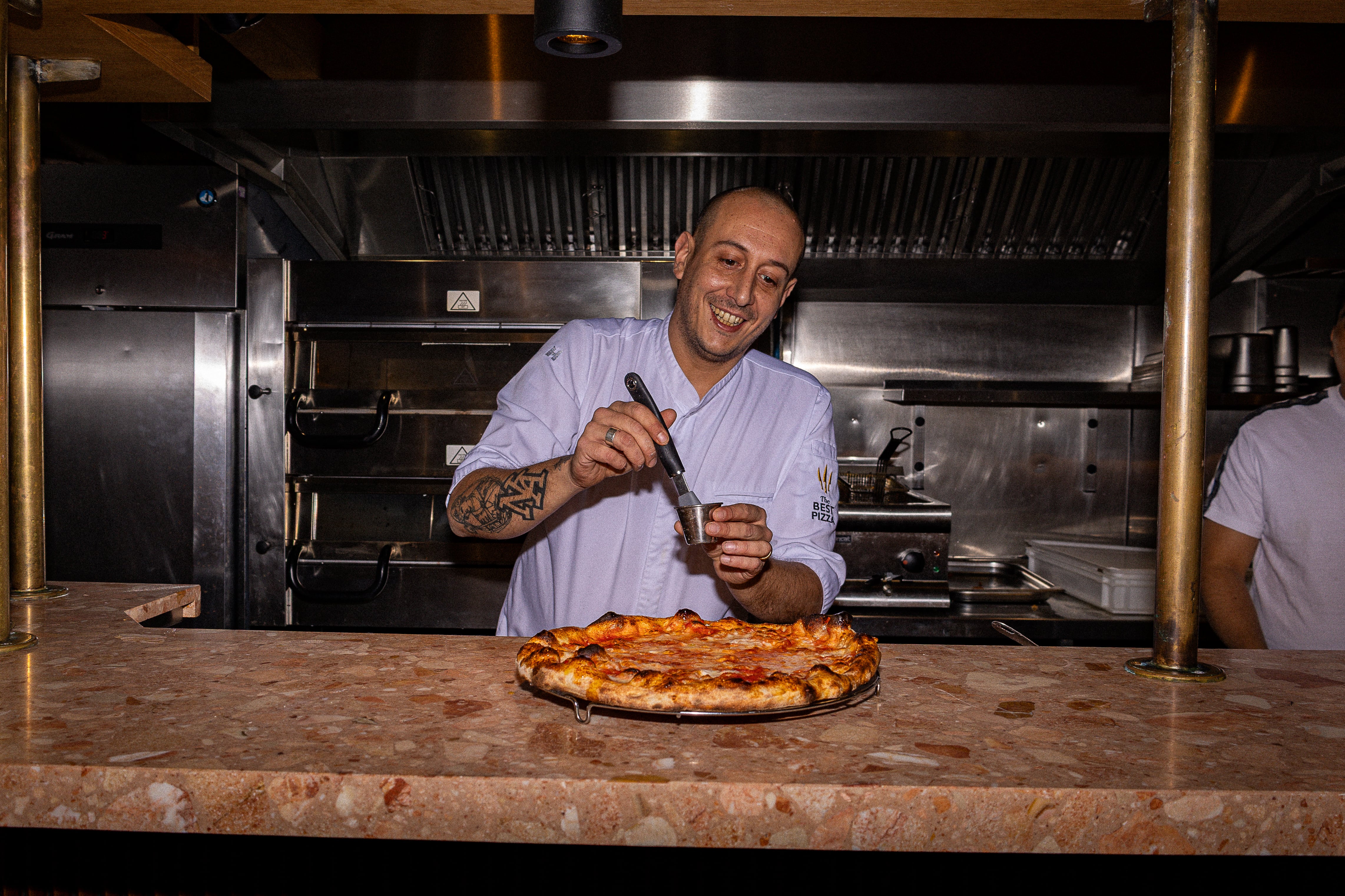 Pizza maker Andrea Asciuti
