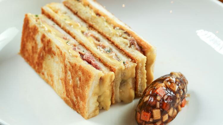Chef Masterclass: George Barson's cheese and ham toastie 