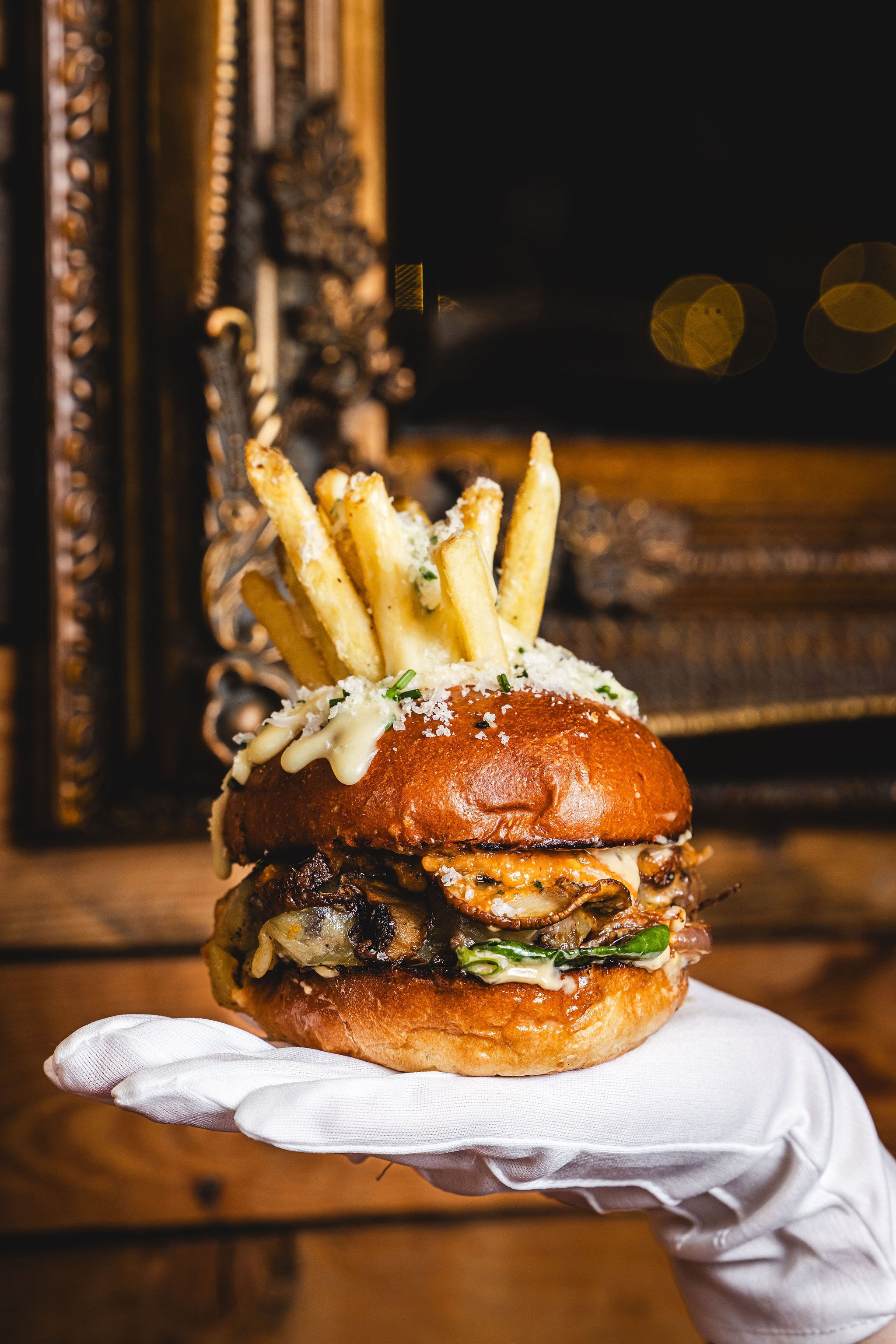 A burger at The Beefy Boys