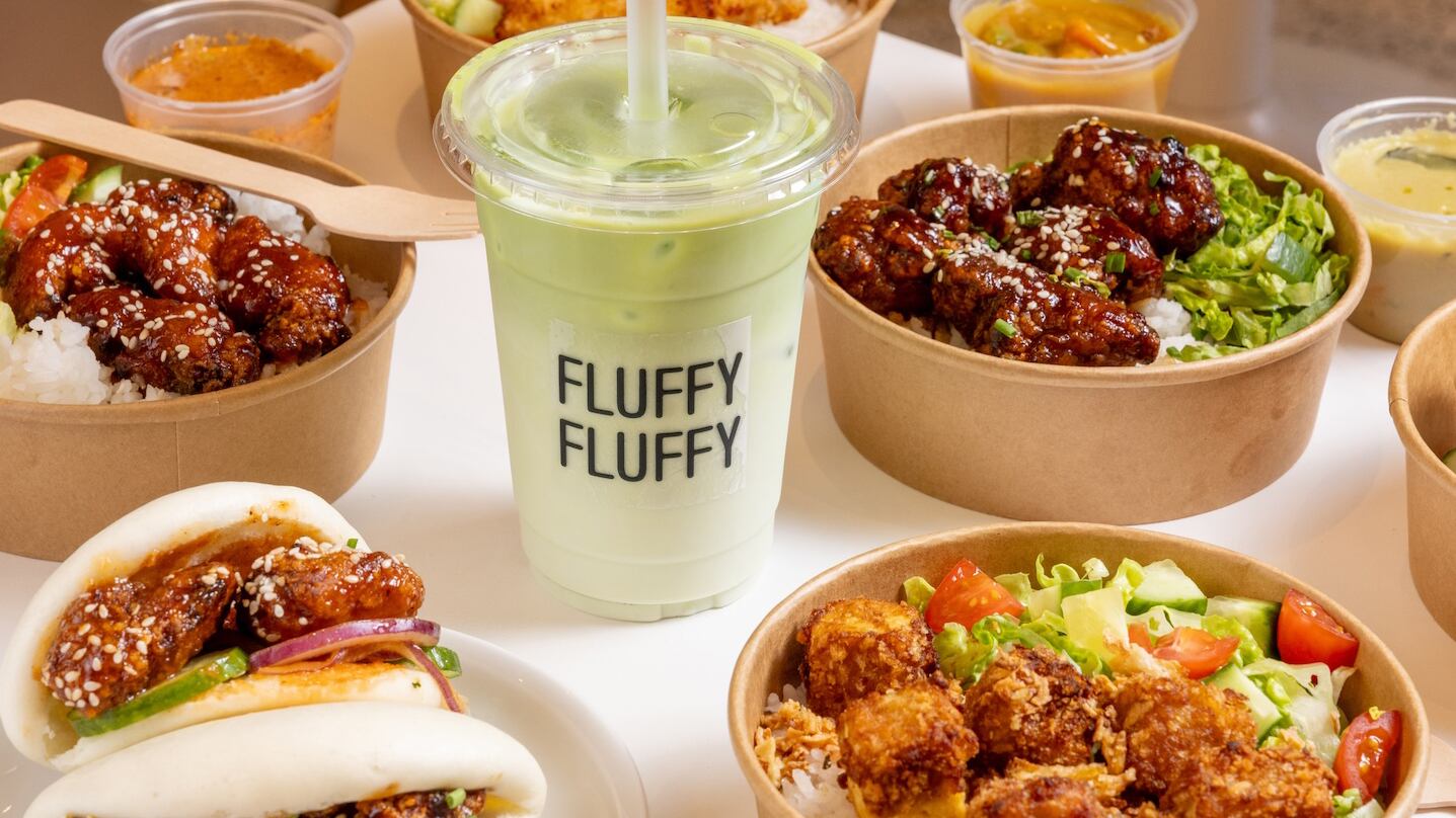 A range of dishes at Fluffy Fluffy