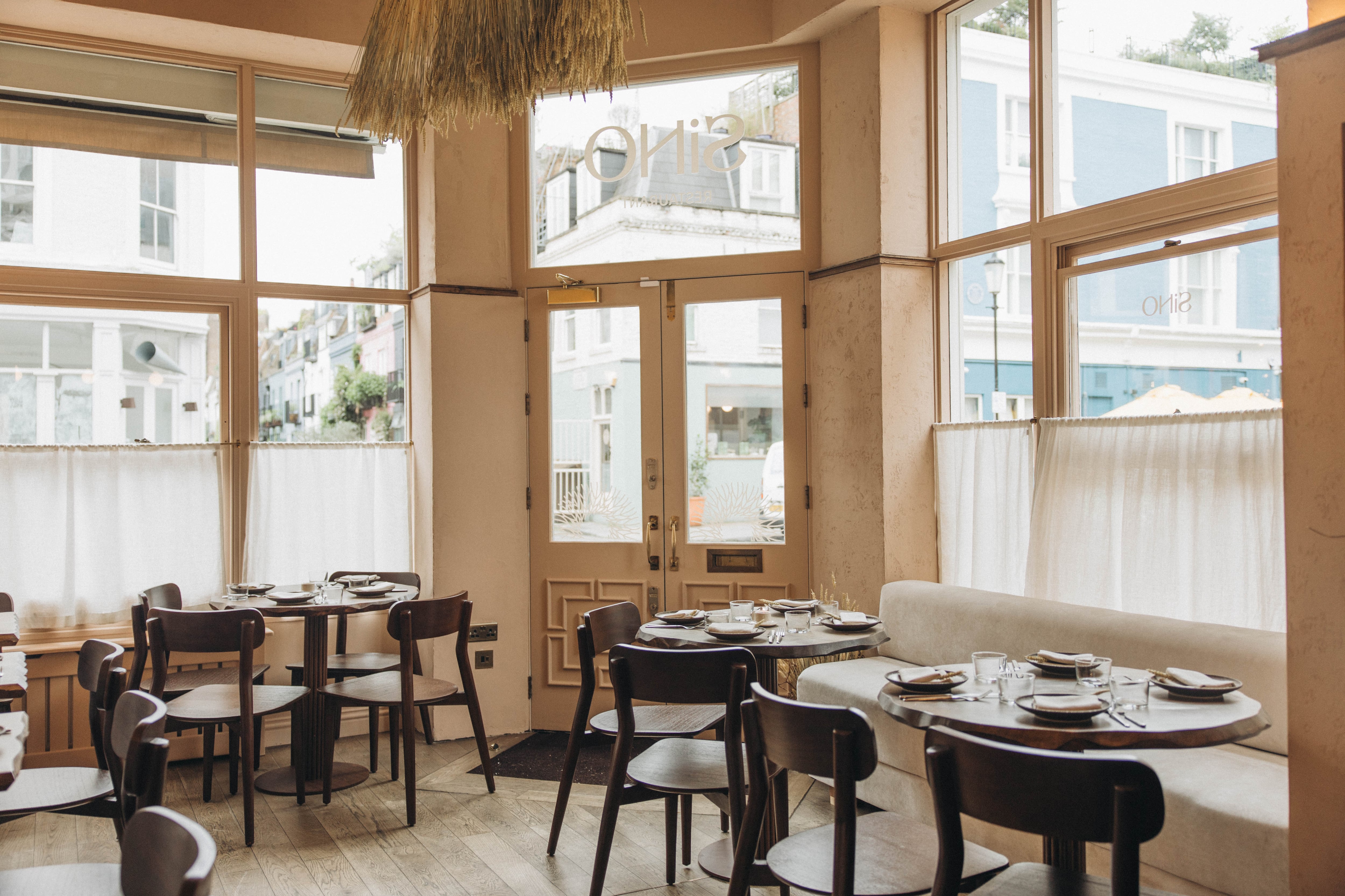 The interior of Sona restaurant